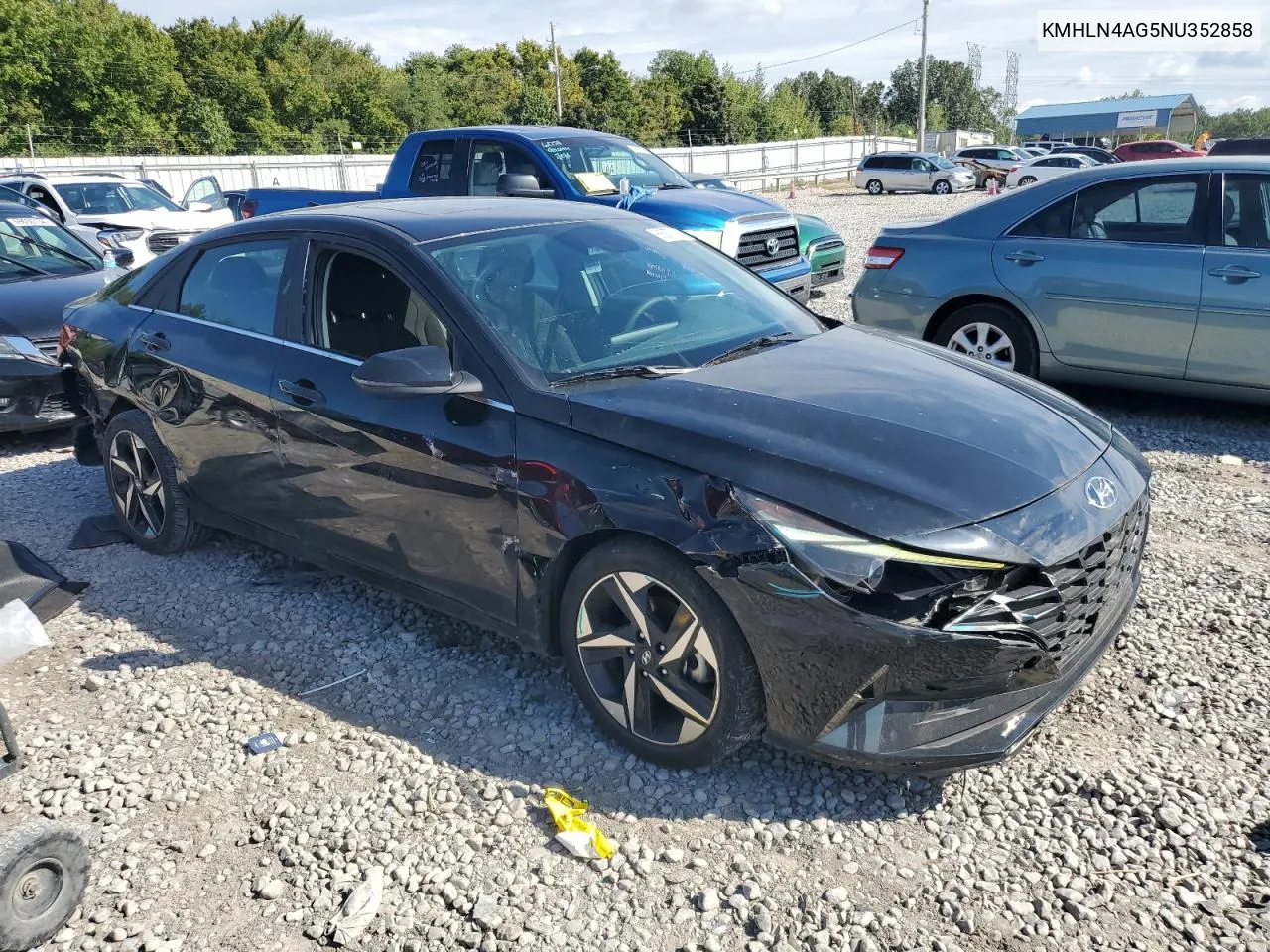 2022 Hyundai Elantra Sel VIN: KMHLN4AG5NU352858 Lot: 68377634