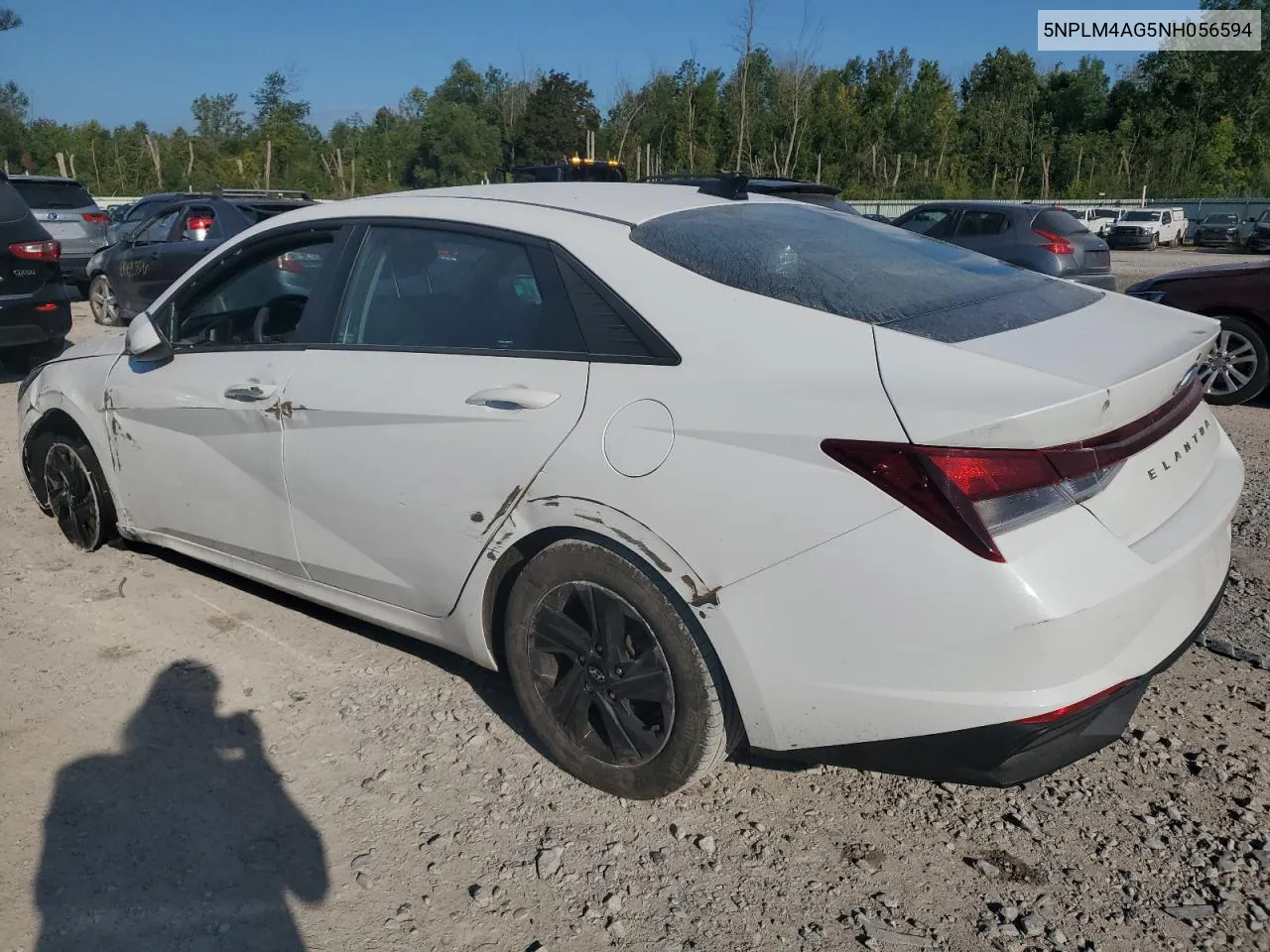 2022 Hyundai Elantra Sel VIN: 5NPLM4AG5NH056594 Lot: 68648624