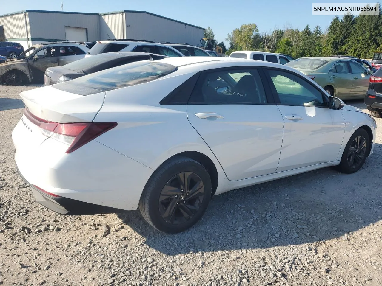 5NPLM4AG5NH056594 2022 Hyundai Elantra Sel