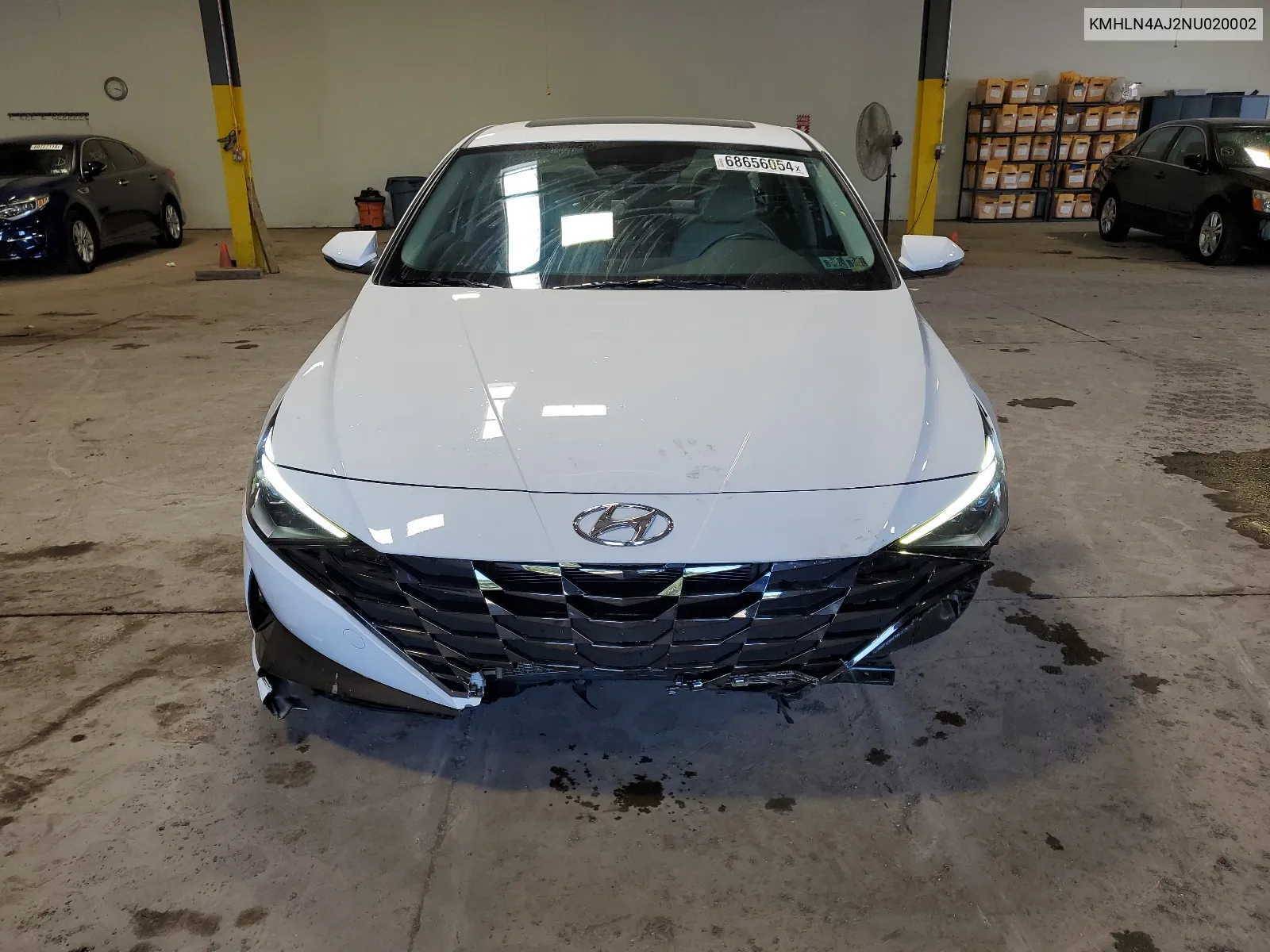 2022 Hyundai Elantra Limited VIN: KMHLN4AJ2NU020002 Lot: 68656054