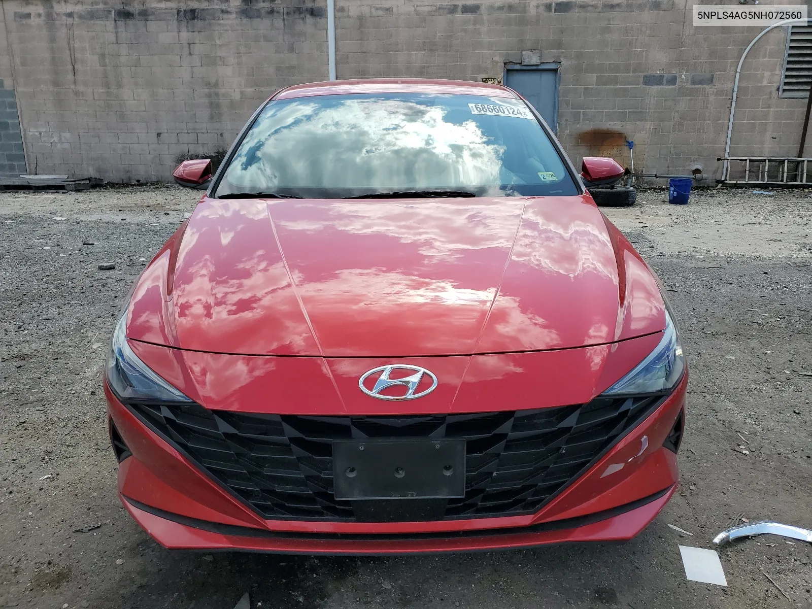 2022 Hyundai Elantra Sel VIN: 5NPLS4AG5NH072560 Lot: 68660124