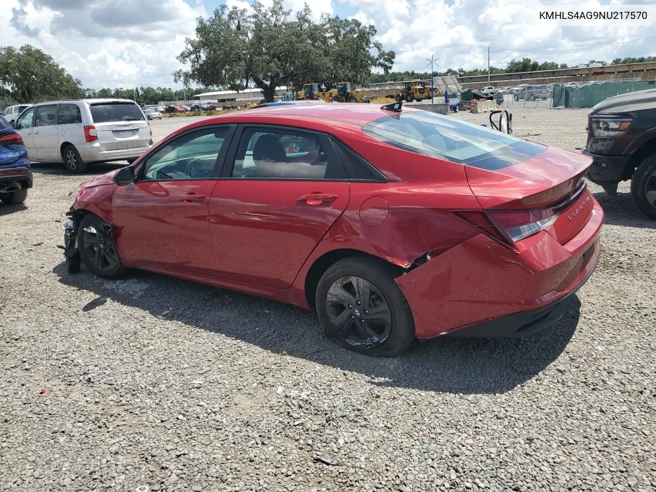 2022 Hyundai Elantra Sel VIN: KMHLS4AG9NU217570 Lot: 68723194