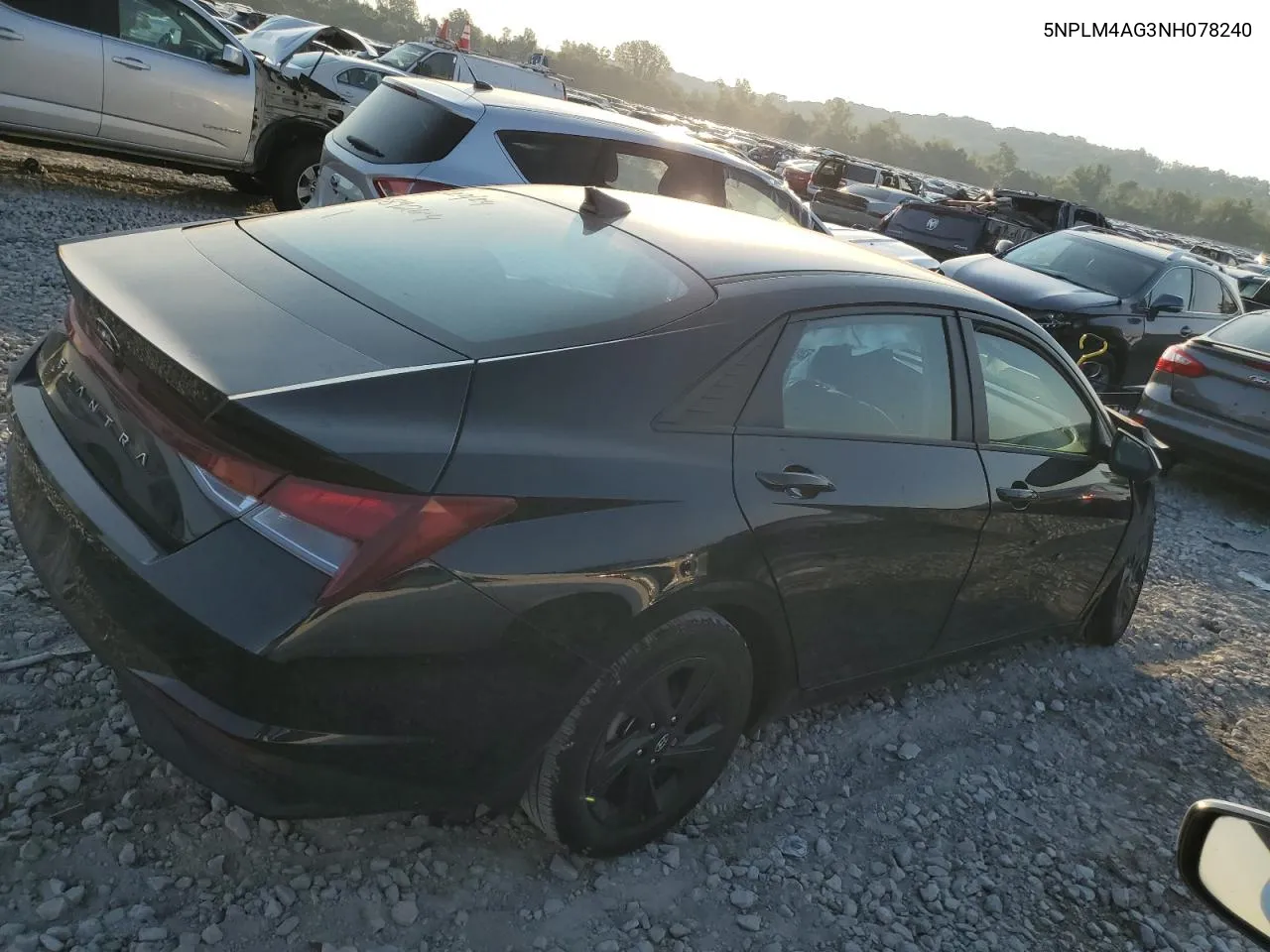 5NPLM4AG3NH078240 2022 Hyundai Elantra Sel