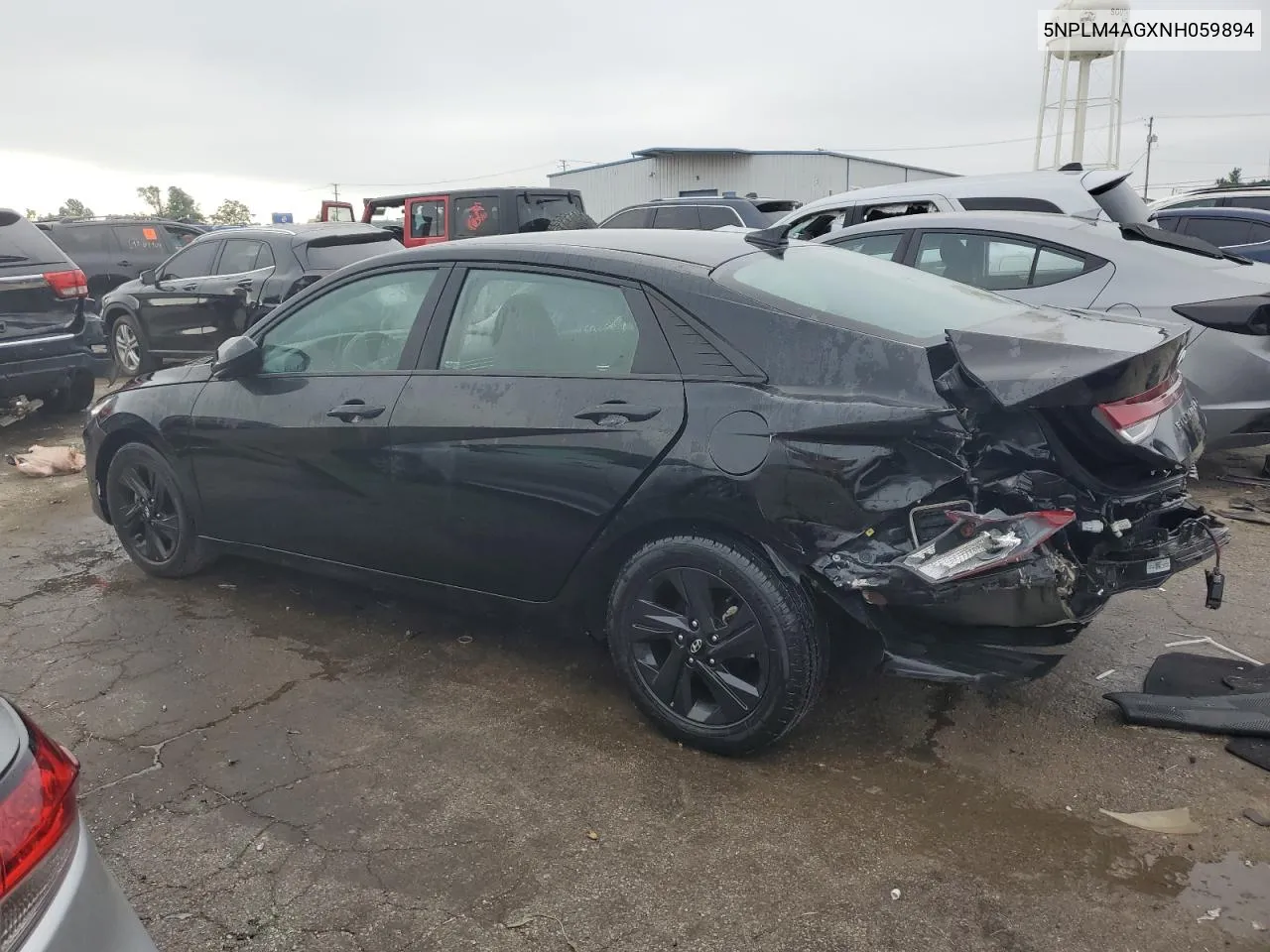 5NPLM4AGXNH059894 2022 Hyundai Elantra Sel