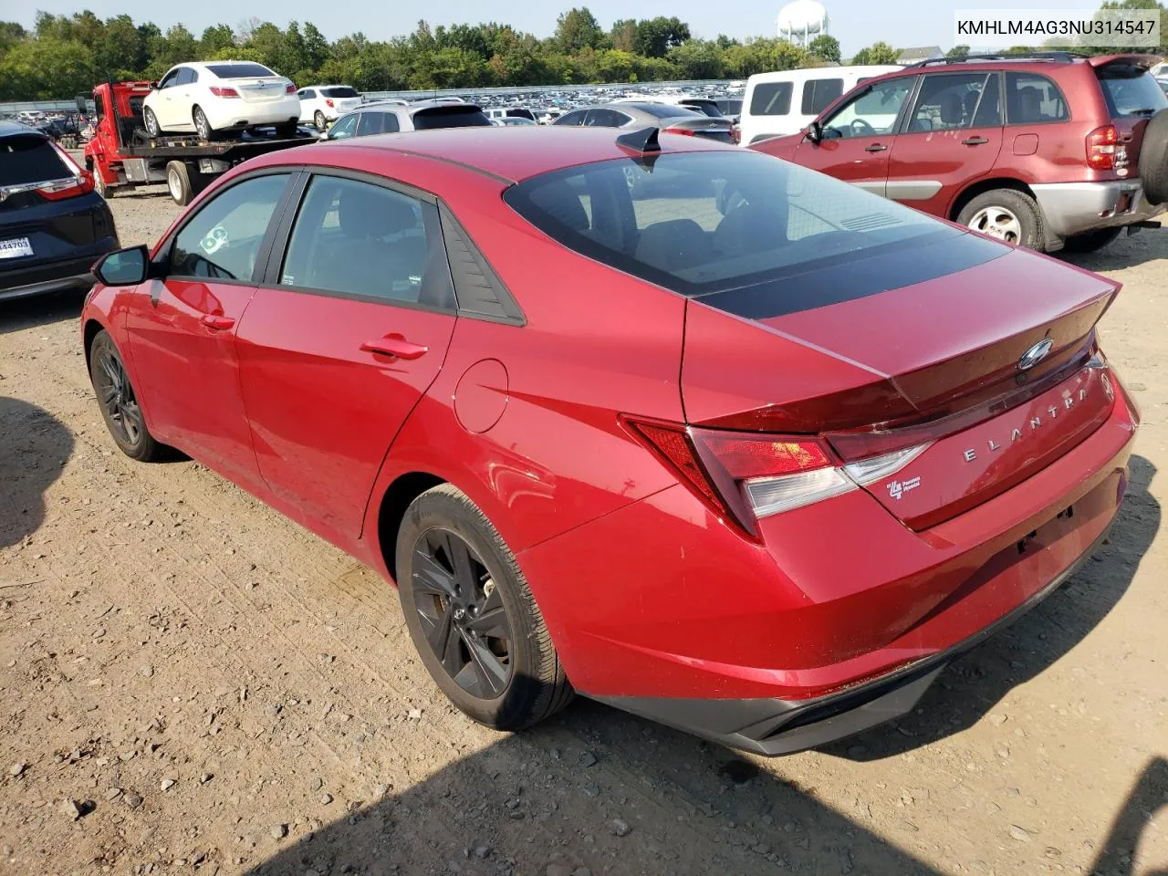 KMHLM4AG3NU314547 2022 Hyundai Elantra Sel