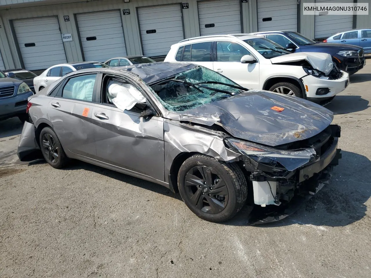 2022 Hyundai Elantra Sel VIN: KMHLM4AG0NU310746 Lot: 69512054