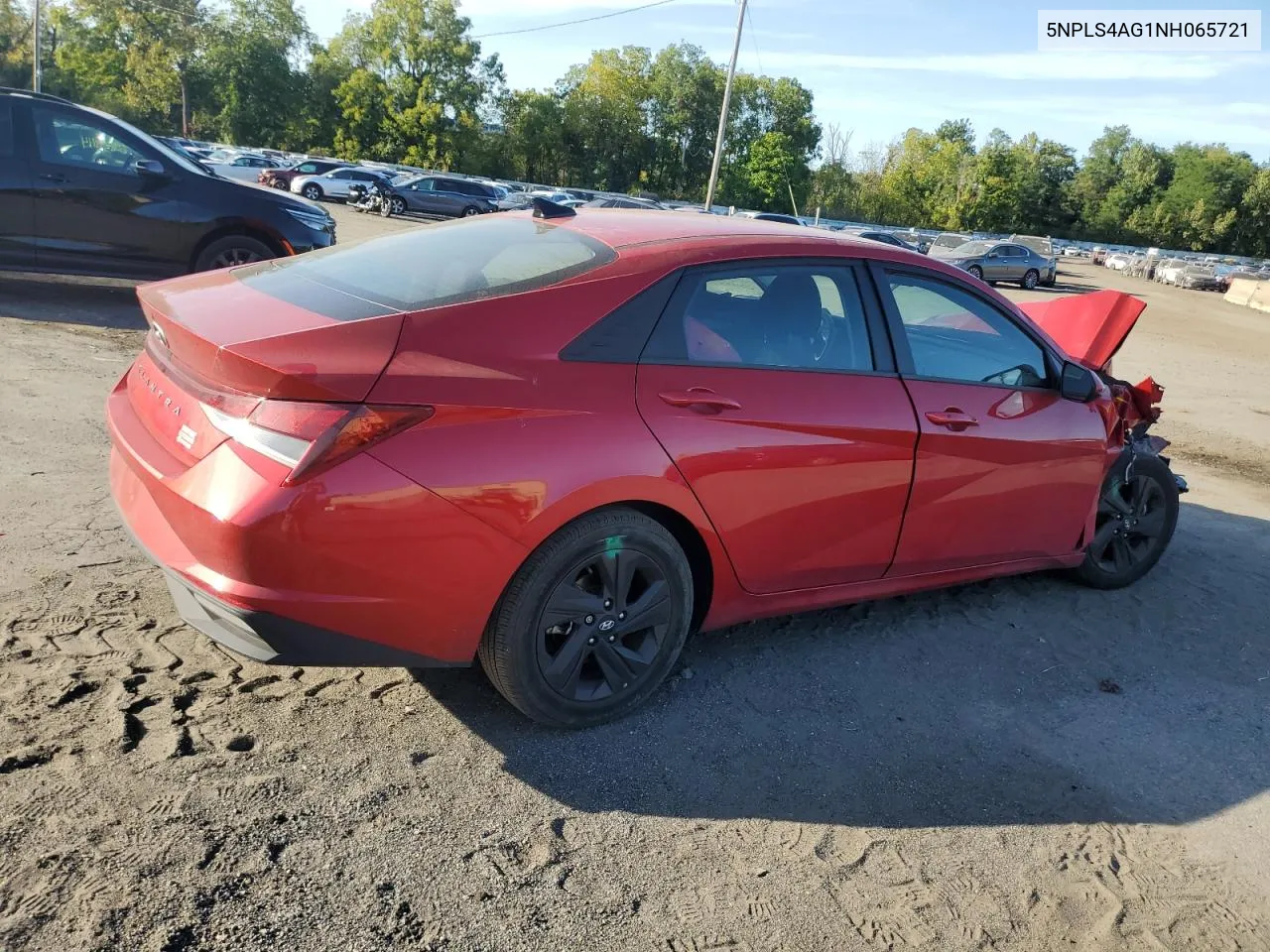 5NPLS4AG1NH065721 2022 Hyundai Elantra Sel