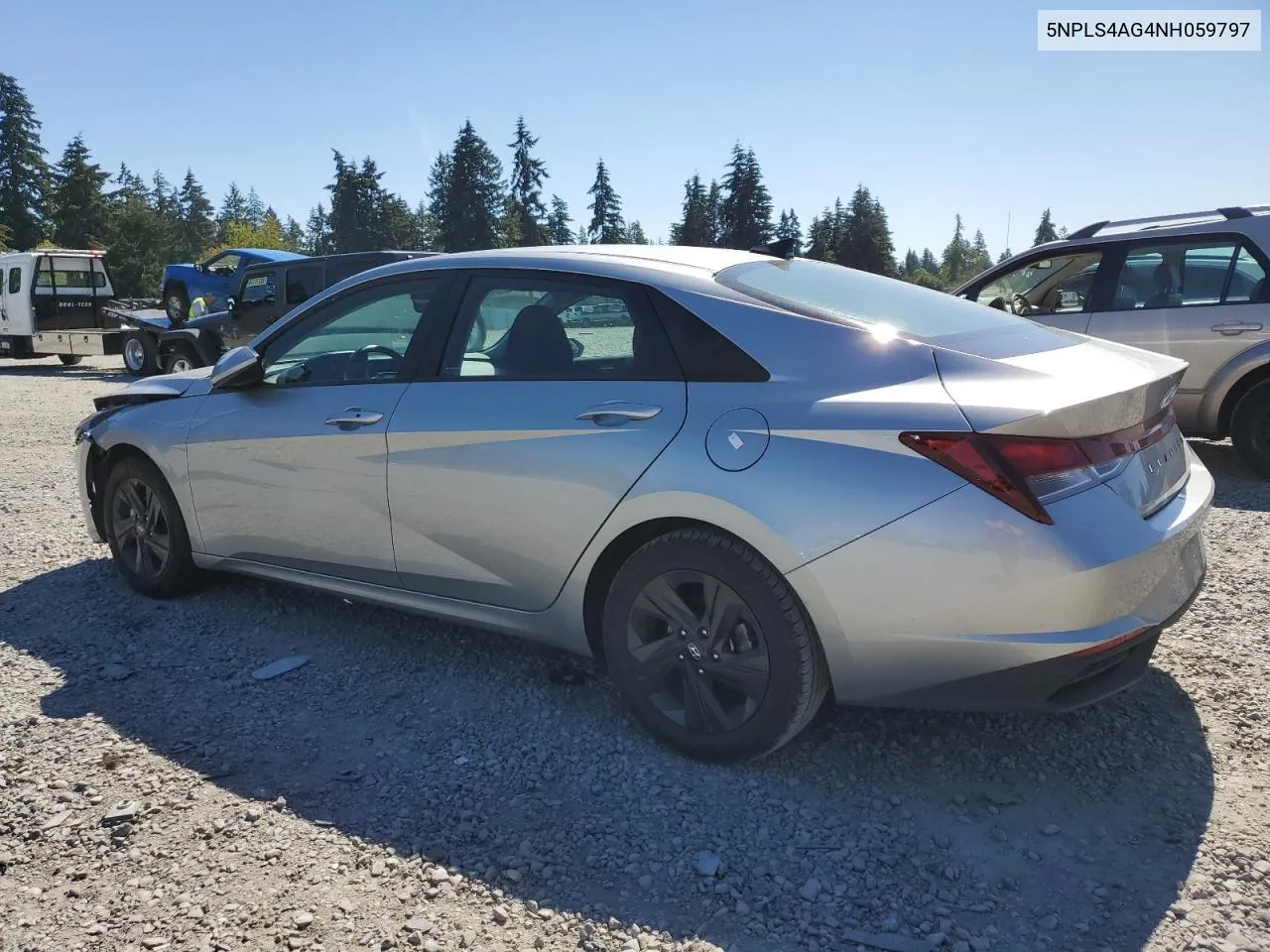 5NPLS4AG4NH059797 2022 Hyundai Elantra Sel