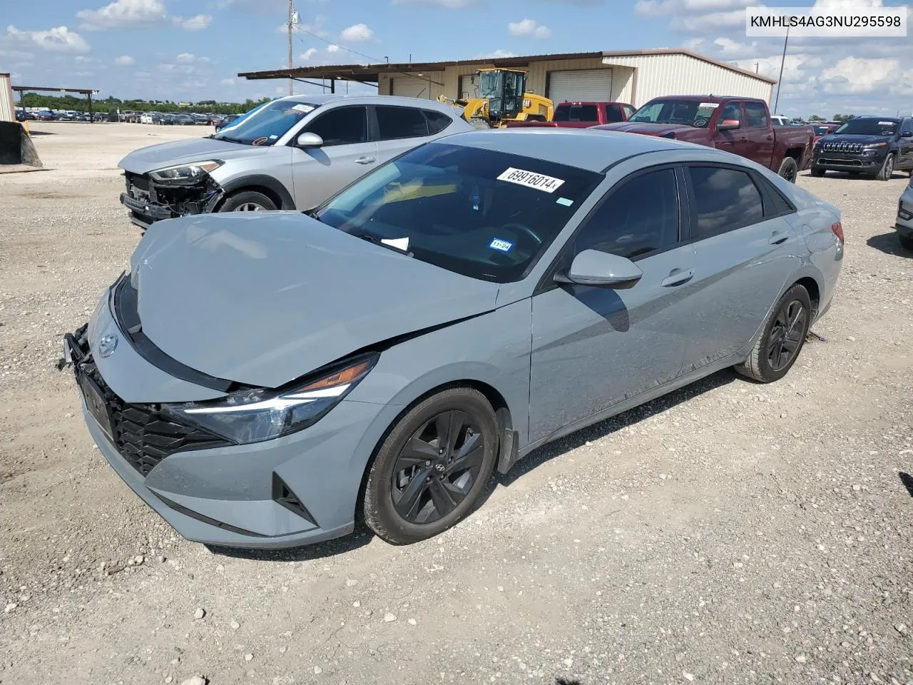 KMHLS4AG3NU295598 2022 Hyundai Elantra Sel