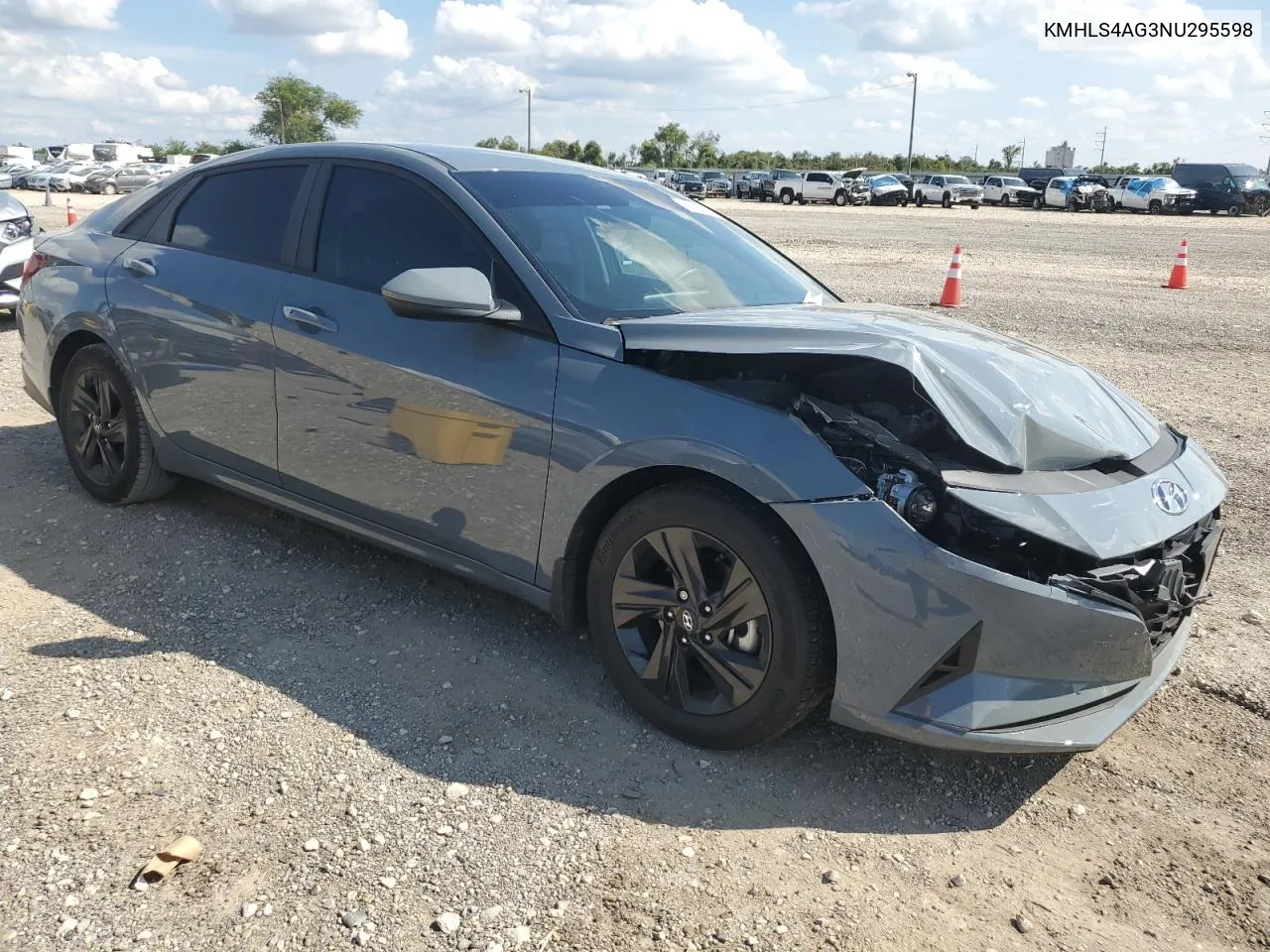 KMHLS4AG3NU295598 2022 Hyundai Elantra Sel