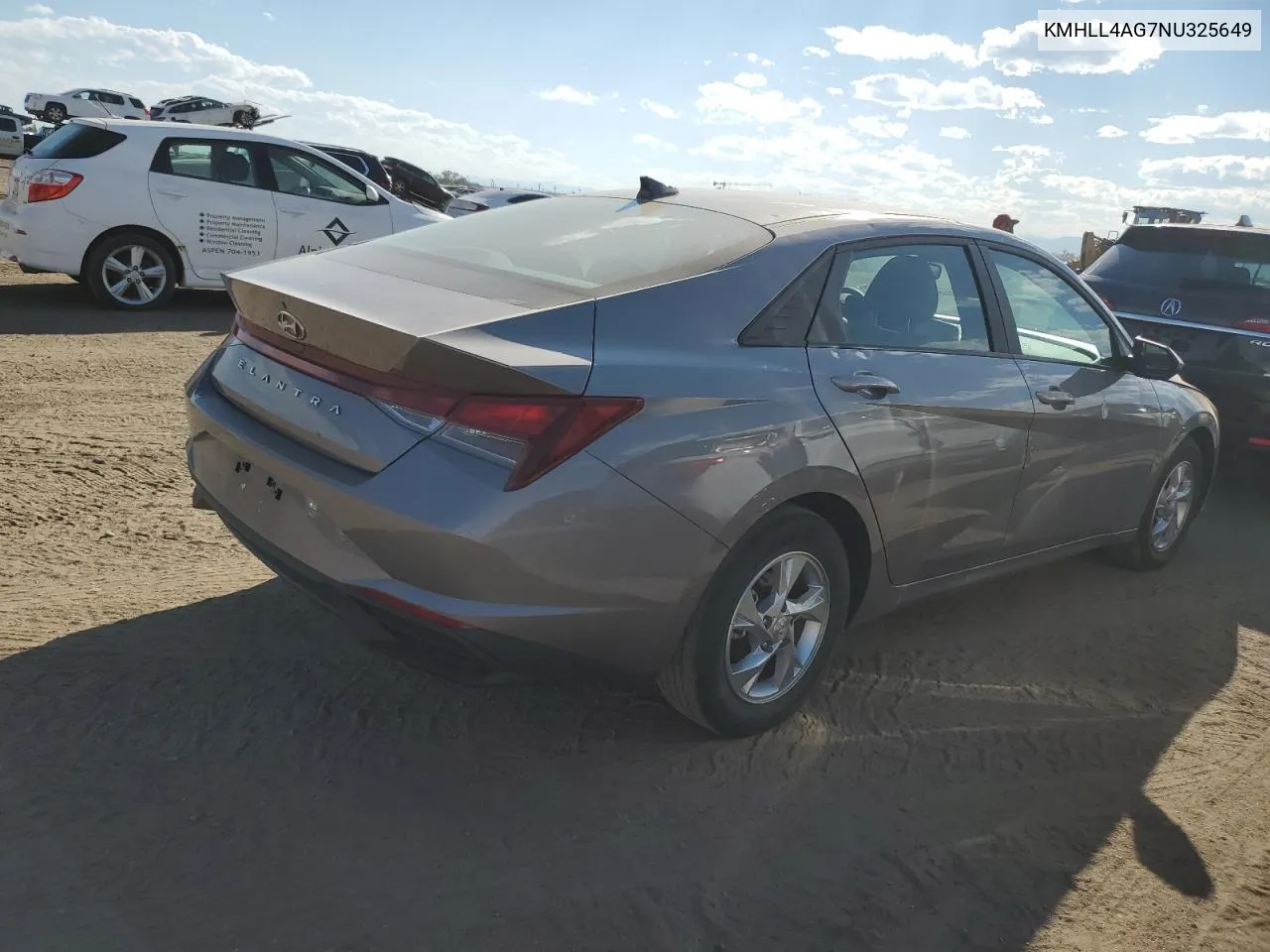 2022 Hyundai Elantra Se VIN: KMHLL4AG7NU325649 Lot: 70041714