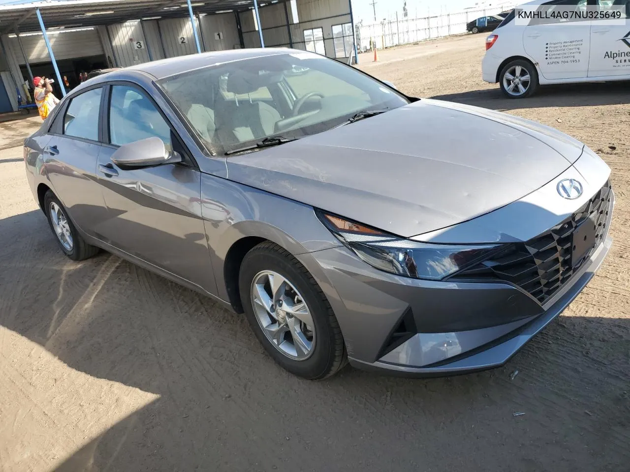 2022 Hyundai Elantra Se VIN: KMHLL4AG7NU325649 Lot: 70041714