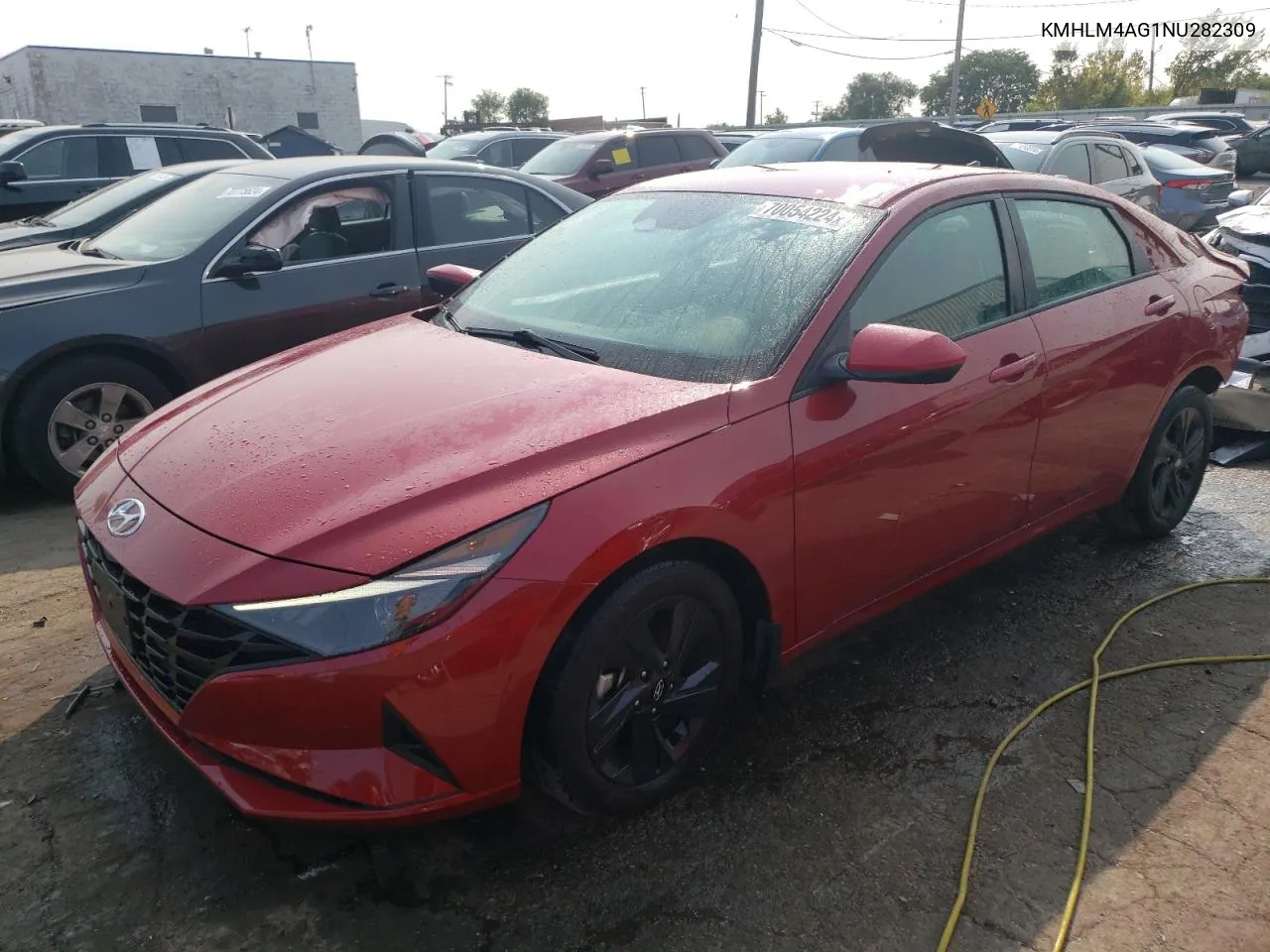 2022 Hyundai Elantra Sel VIN: KMHLM4AG1NU282309 Lot: 70054224