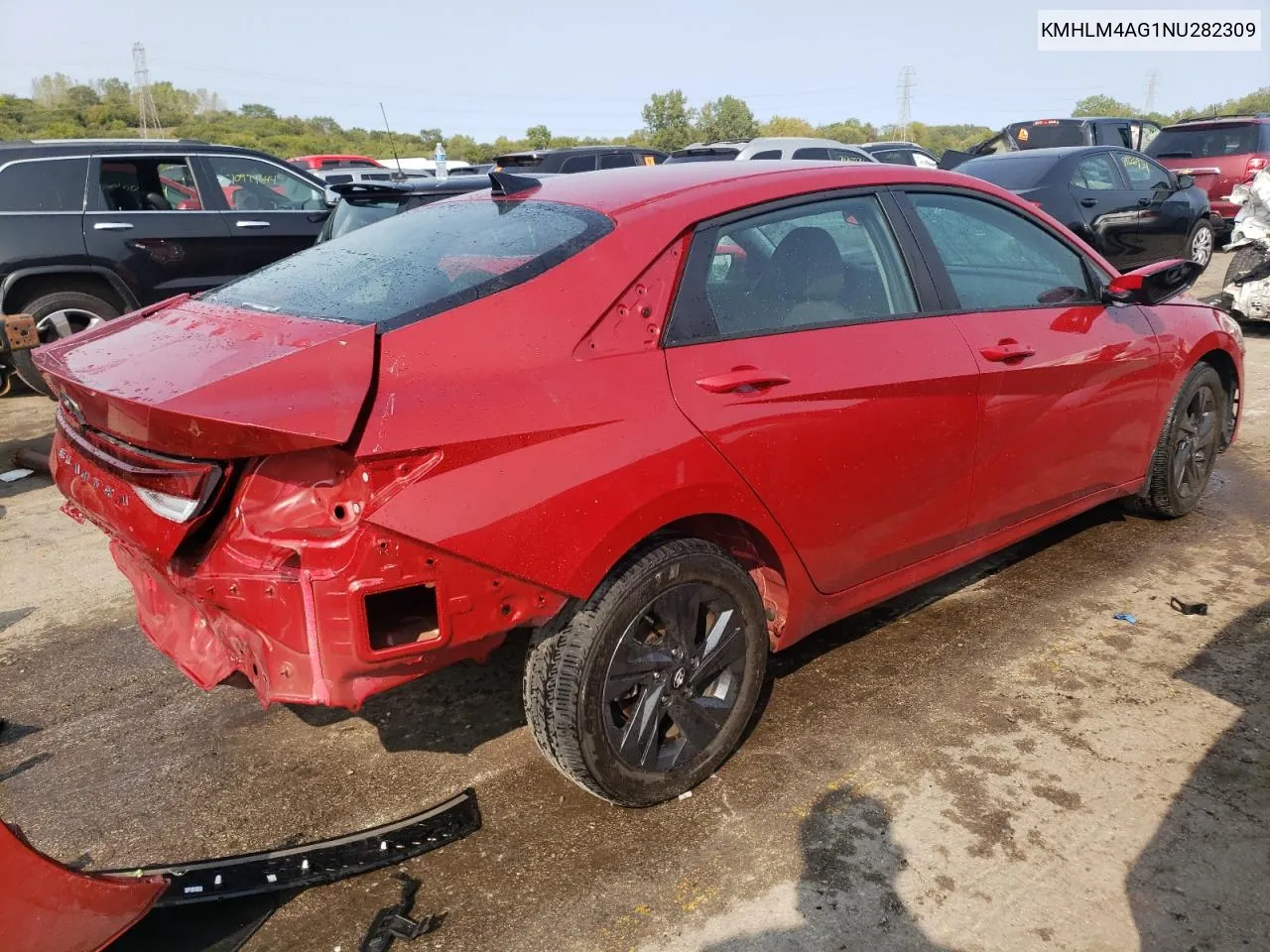 2022 Hyundai Elantra Sel VIN: KMHLM4AG1NU282309 Lot: 70054224