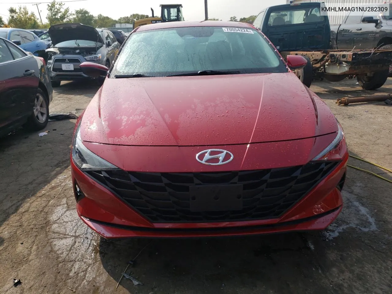 2022 Hyundai Elantra Sel VIN: KMHLM4AG1NU282309 Lot: 70054224