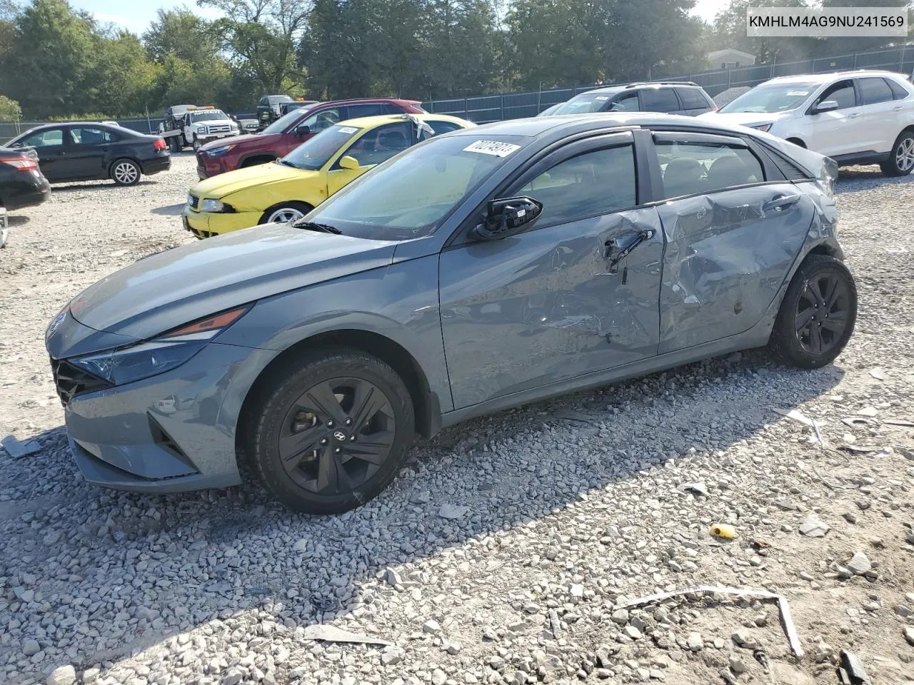 2022 Hyundai Elantra Sel VIN: KMHLM4AG9NU241569 Lot: 70274974