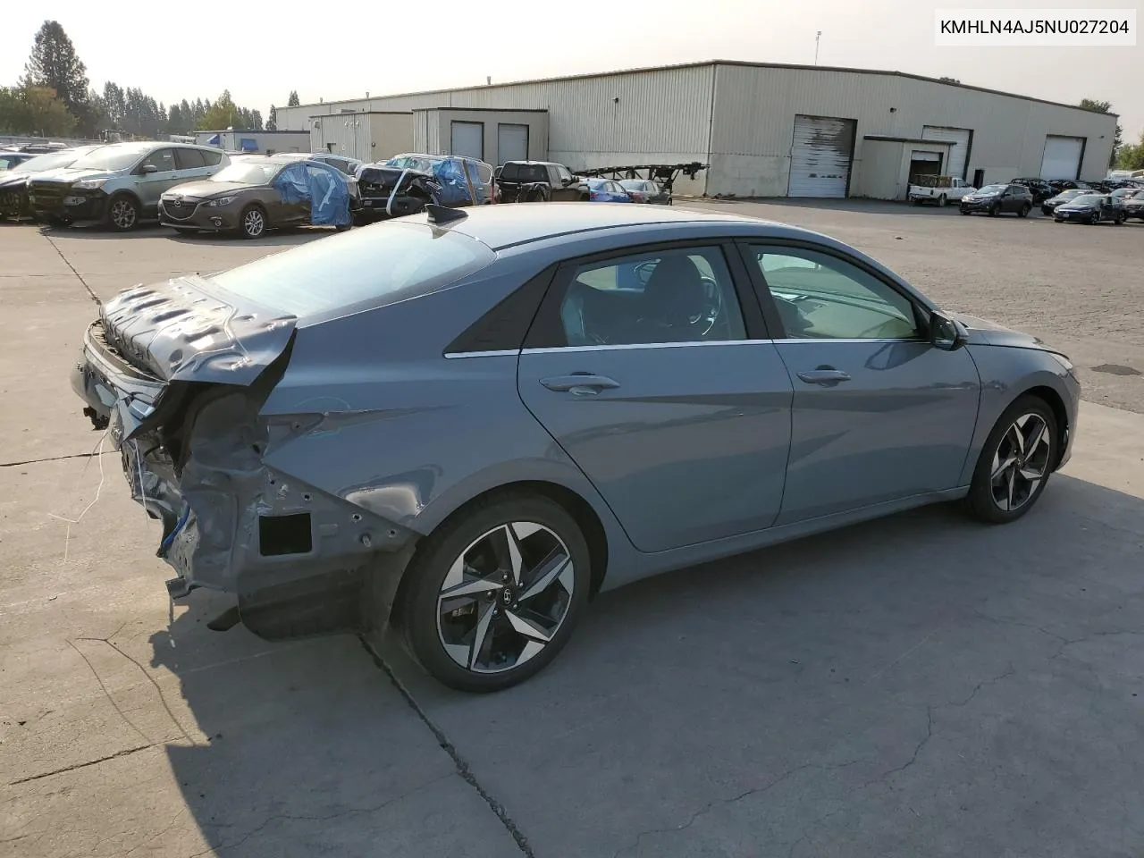 KMHLN4AJ5NU027204 2022 Hyundai Elantra Limited