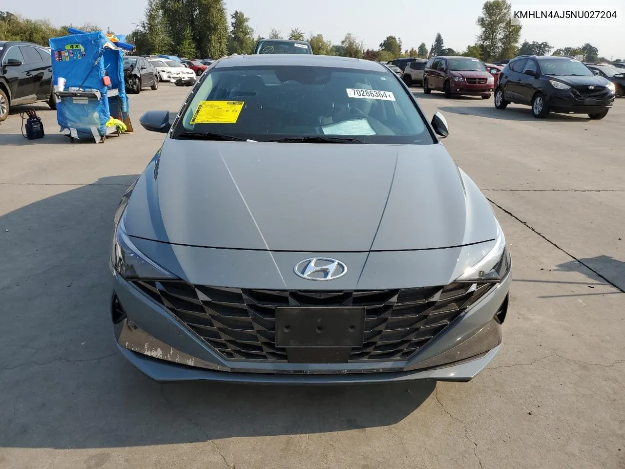 2022 Hyundai Elantra Limited VIN: KMHLN4AJ5NU027204 Lot: 70286364