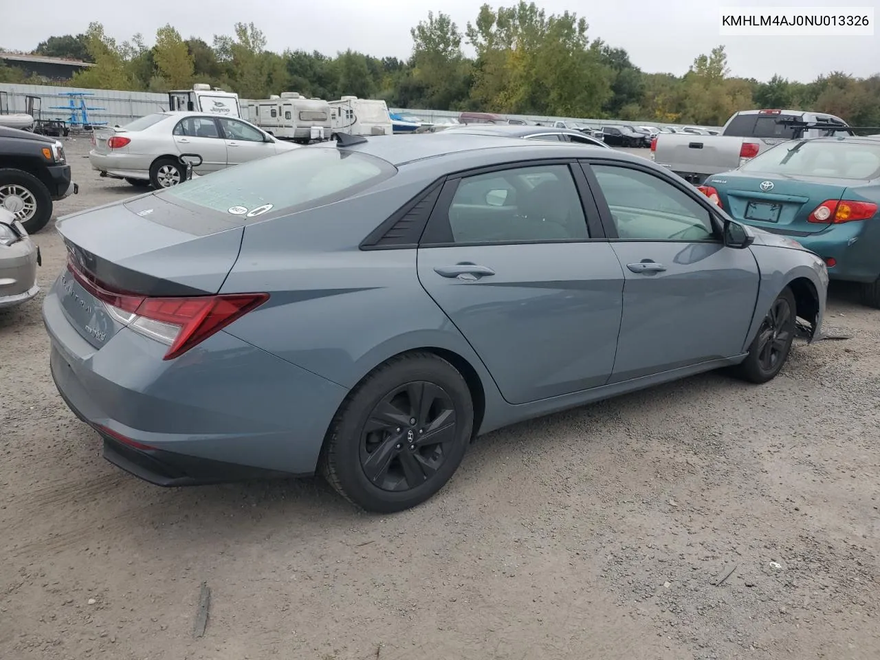 2022 Hyundai Elantra Blue VIN: KMHLM4AJ0NU013326 Lot: 70318334