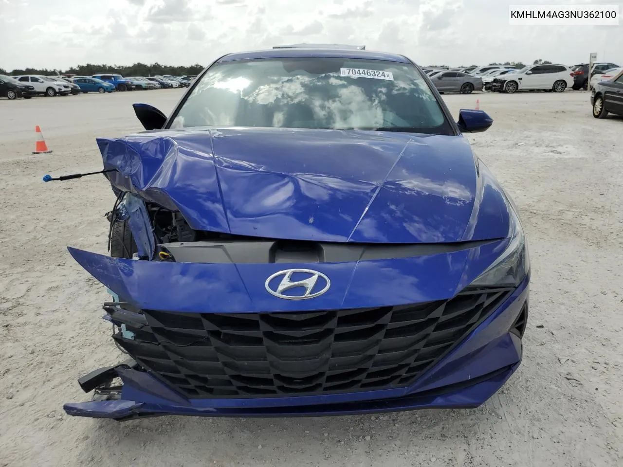 2022 Hyundai Elantra Sel VIN: KMHLM4AG3NU362100 Lot: 70446324