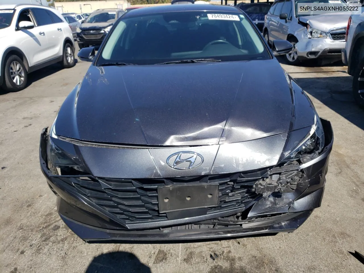 2022 Hyundai Elantra Sel VIN: 5NPLS4AGXNH055222 Lot: 70493424