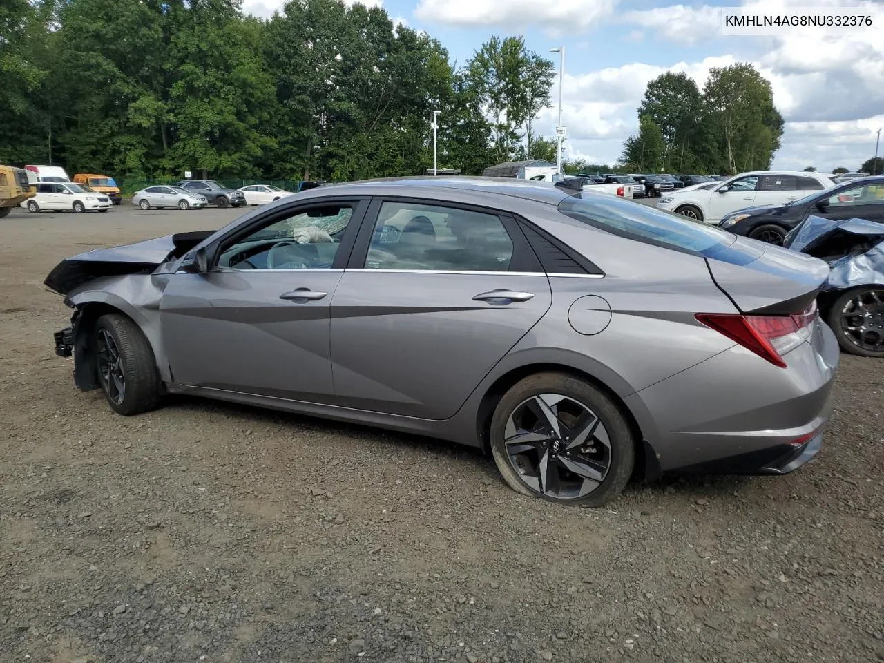 2022 Hyundai Elantra Sel VIN: KMHLN4AG8NU332376 Lot: 70633184