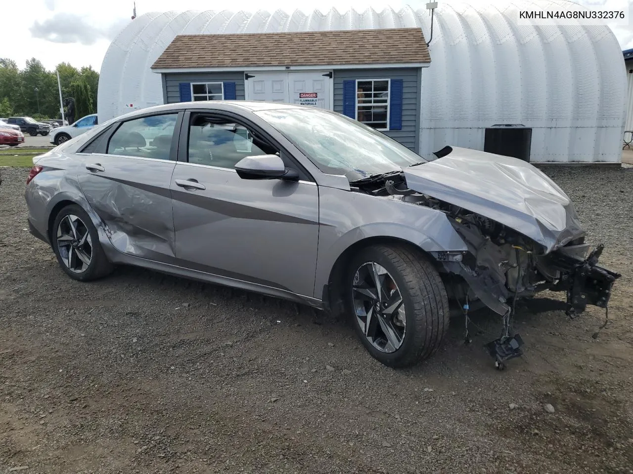 2022 Hyundai Elantra Sel VIN: KMHLN4AG8NU332376 Lot: 70633184