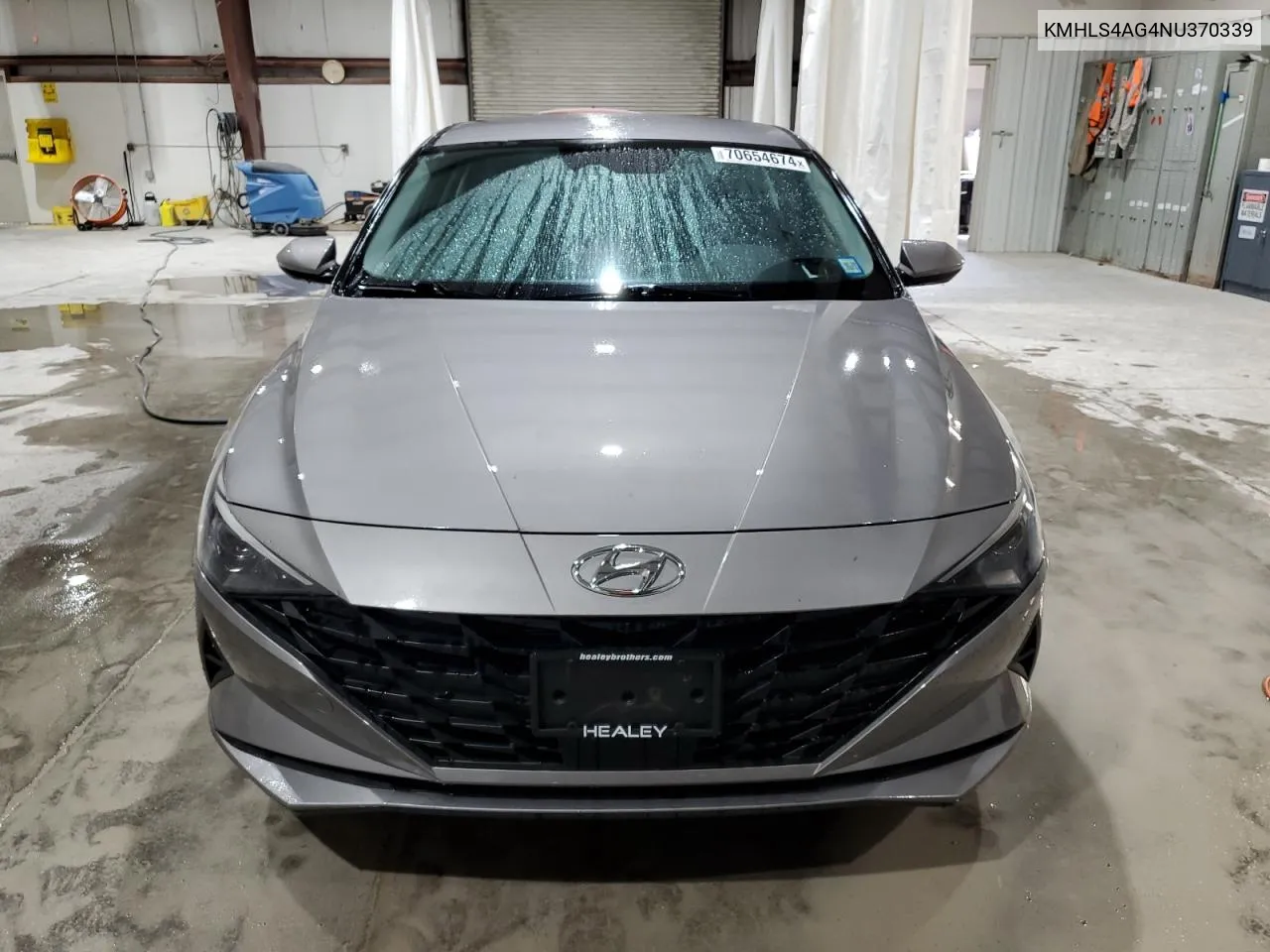 2022 Hyundai Elantra Sel VIN: KMHLS4AG4NU370339 Lot: 70654674