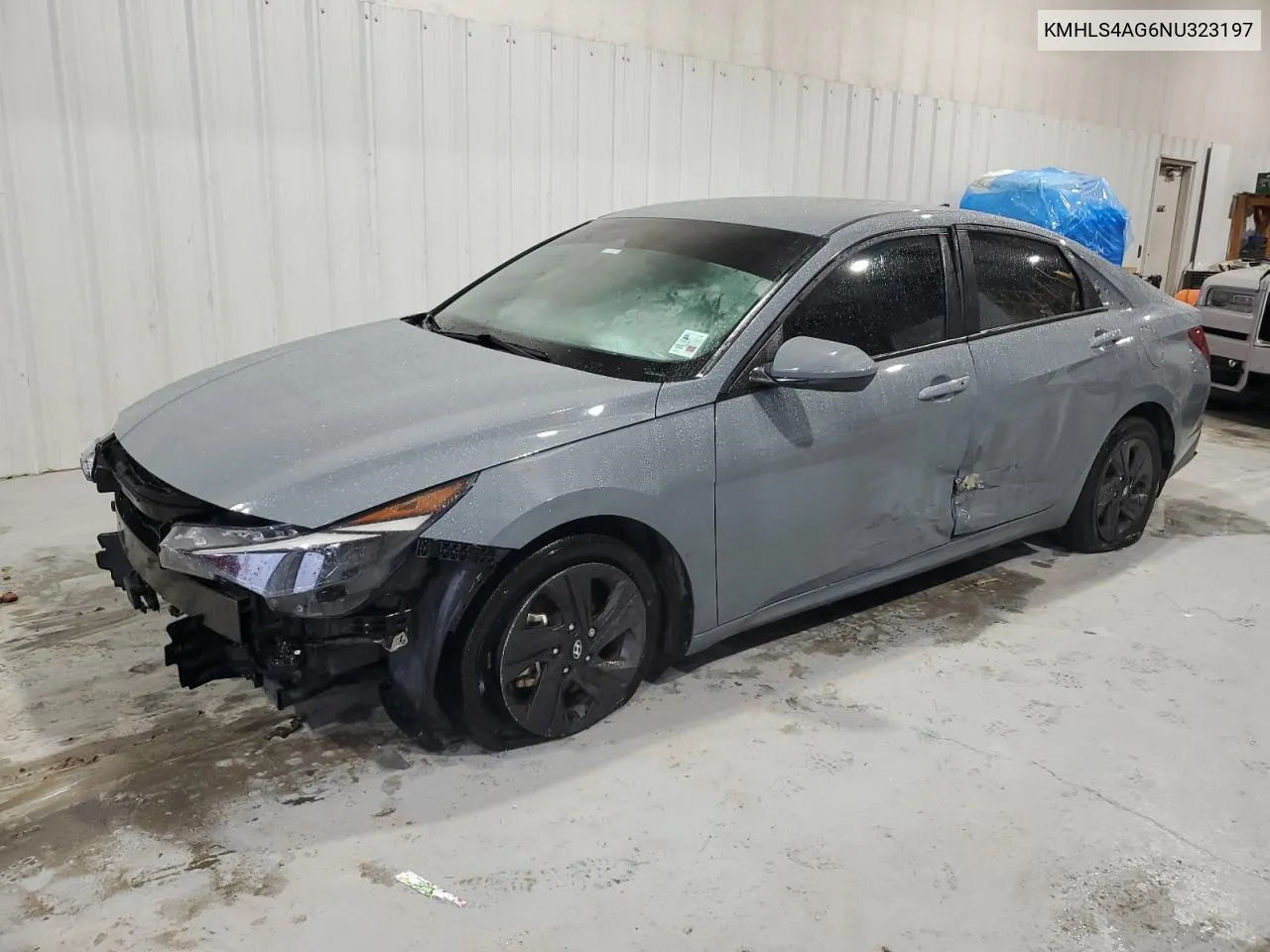 2022 Hyundai Elantra Sel VIN: KMHLS4AG6NU323197 Lot: 70688584