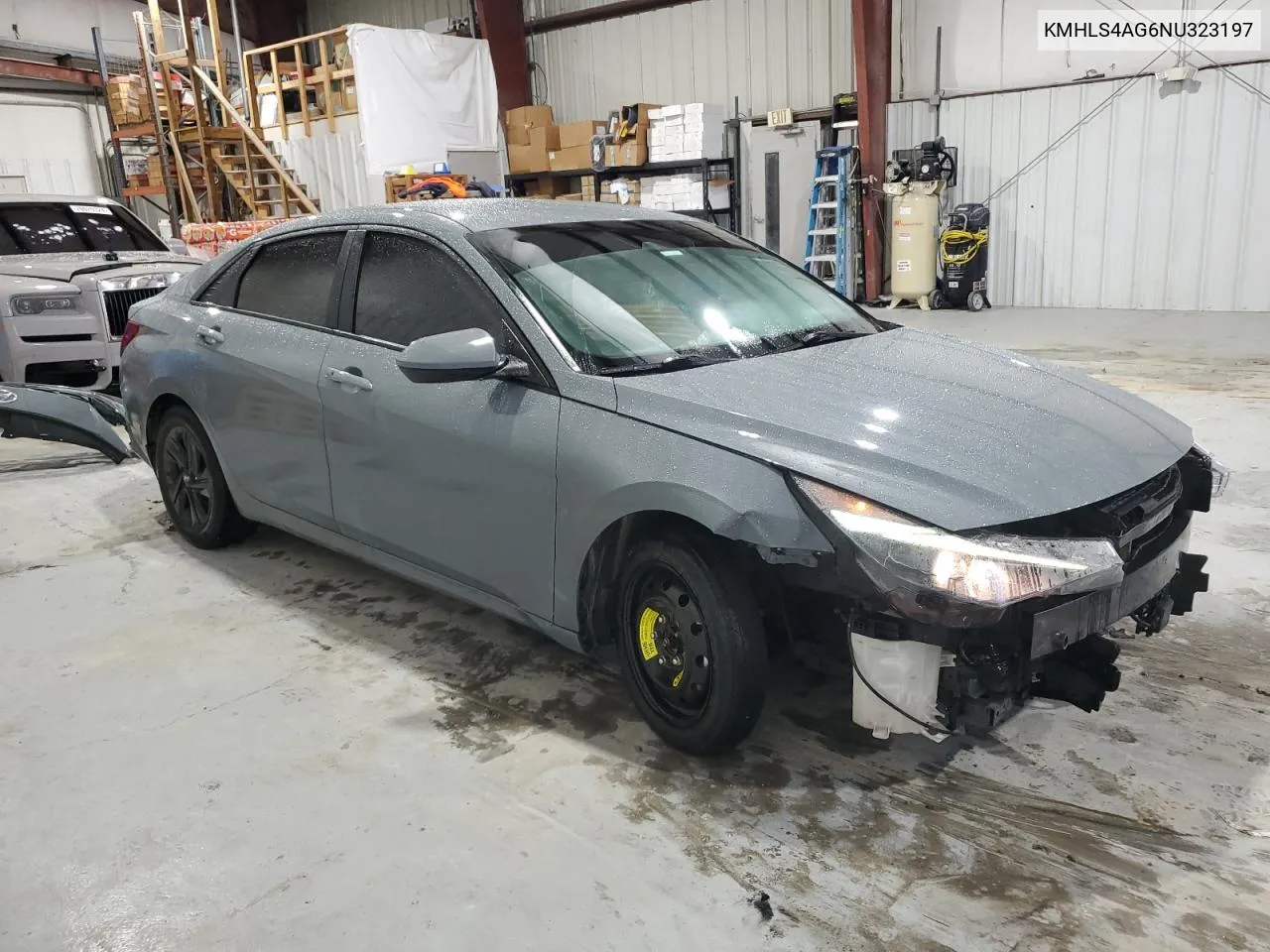 2022 Hyundai Elantra Sel VIN: KMHLS4AG6NU323197 Lot: 70688584