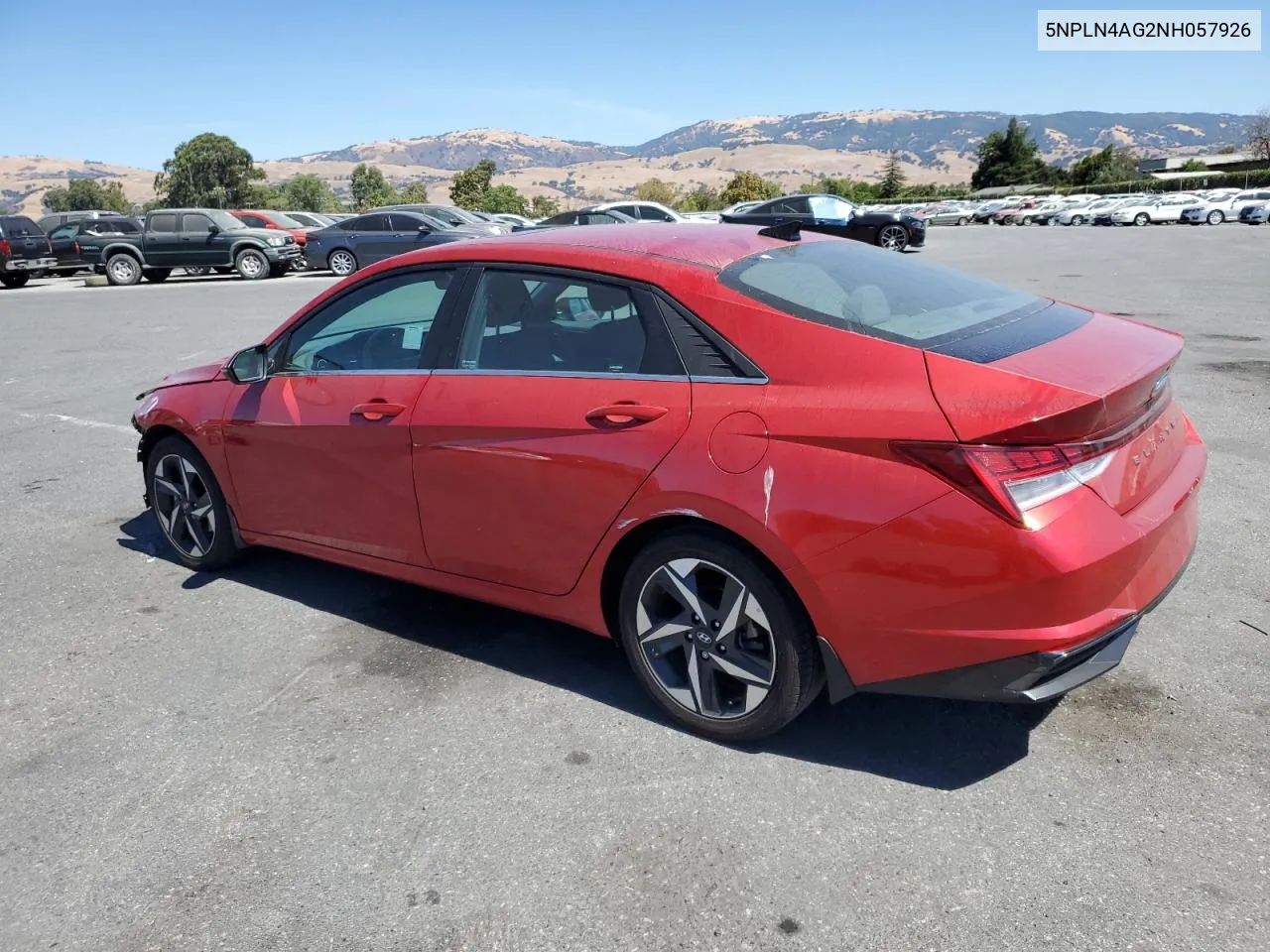 5NPLN4AG2NH057926 2022 Hyundai Elantra Sel