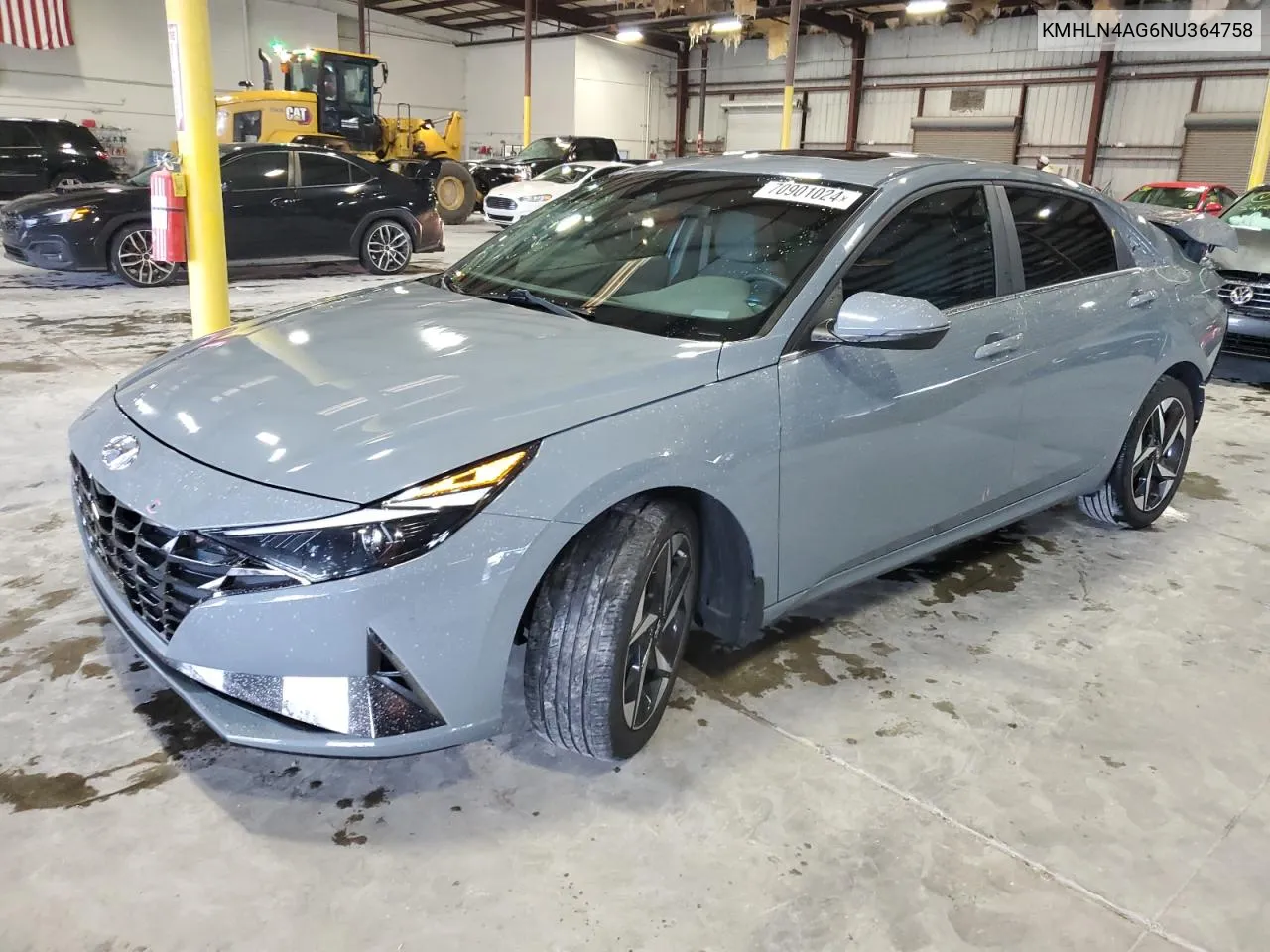 2022 Hyundai Elantra Sel VIN: KMHLN4AG6NU364758 Lot: 70901024