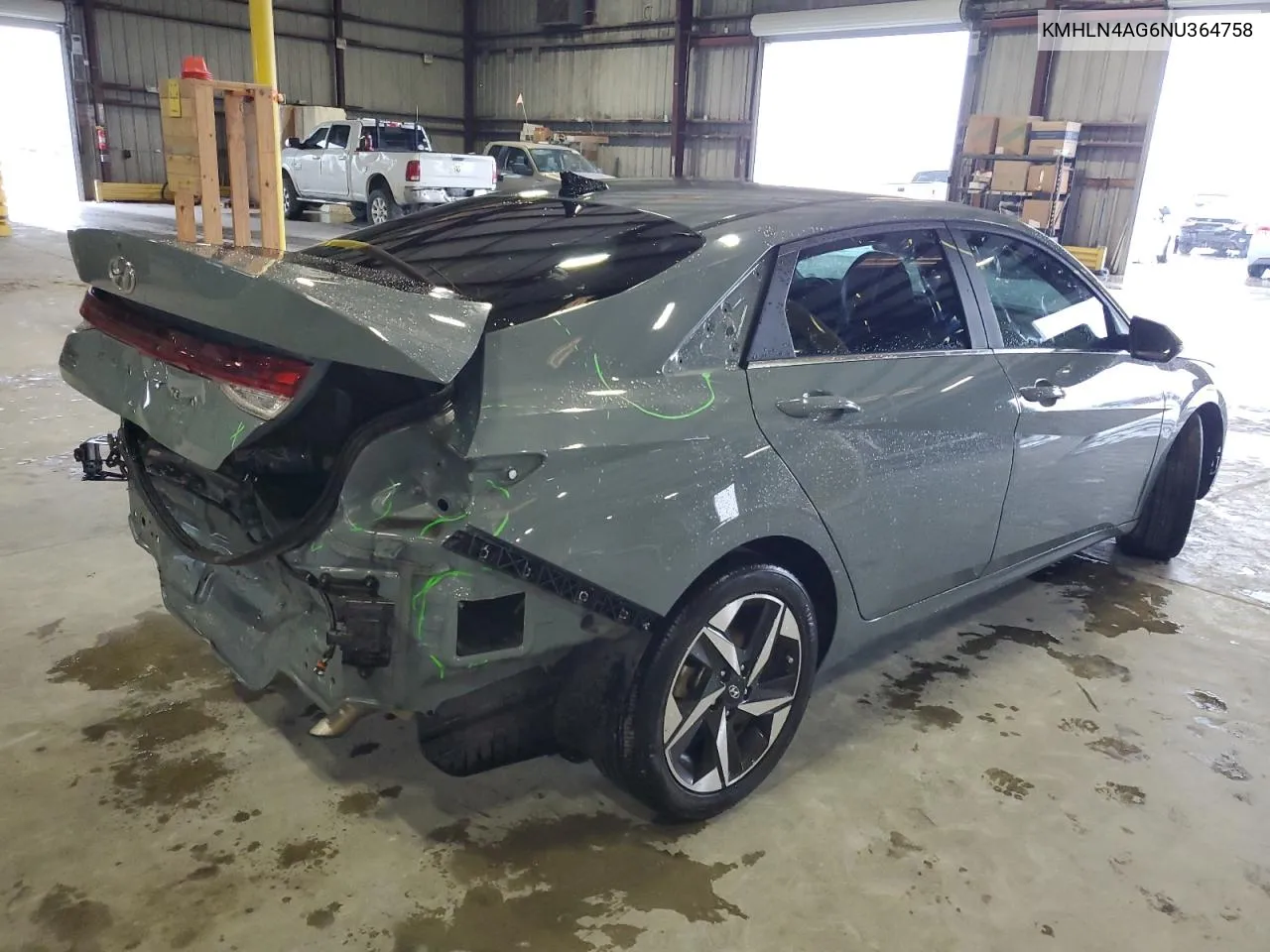 2022 Hyundai Elantra Sel VIN: KMHLN4AG6NU364758 Lot: 70901024