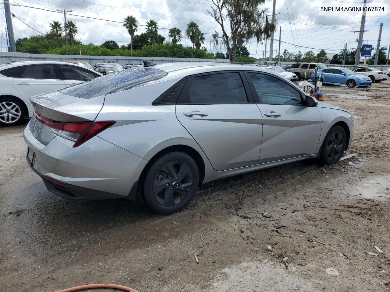 2022 Hyundai Elantra Sel VIN: 5NPLM4AG0NH067874 Lot: 71013224