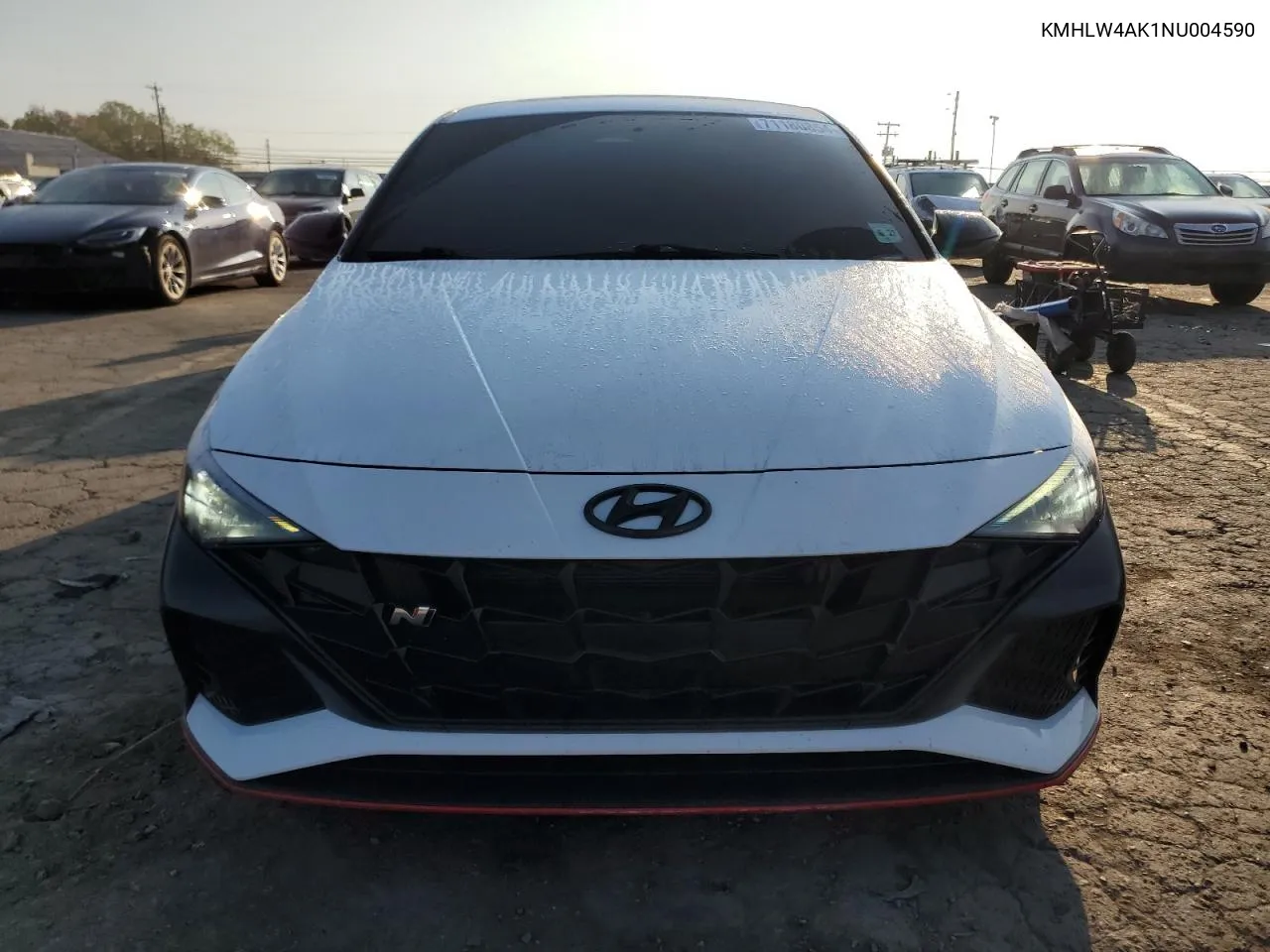 2022 Hyundai Elantra N VIN: KMHLW4AK1NU004590 Lot: 71180854