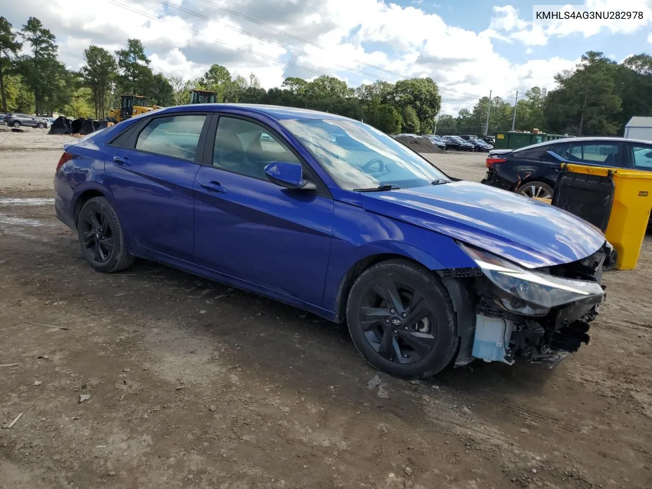 KMHLS4AG3NU282978 2022 Hyundai Elantra Sel