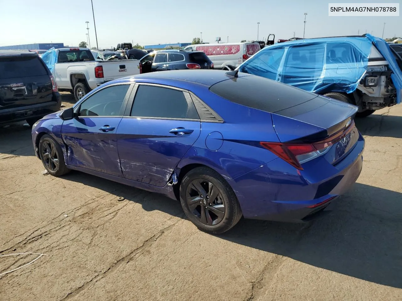 5NPLM4AG7NH078788 2022 Hyundai Elantra Sel