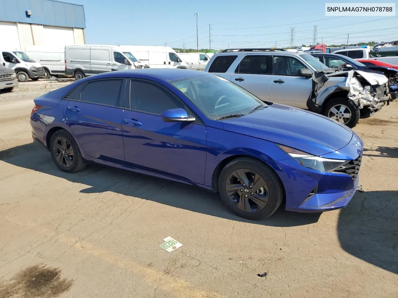 5NPLM4AG7NH078788 2022 Hyundai Elantra Sel