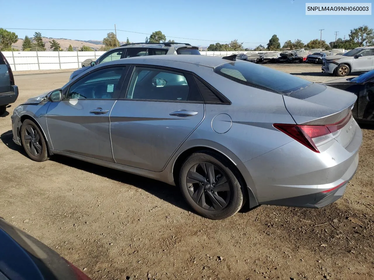 5NPLM4AG9NH060003 2022 Hyundai Elantra Sel