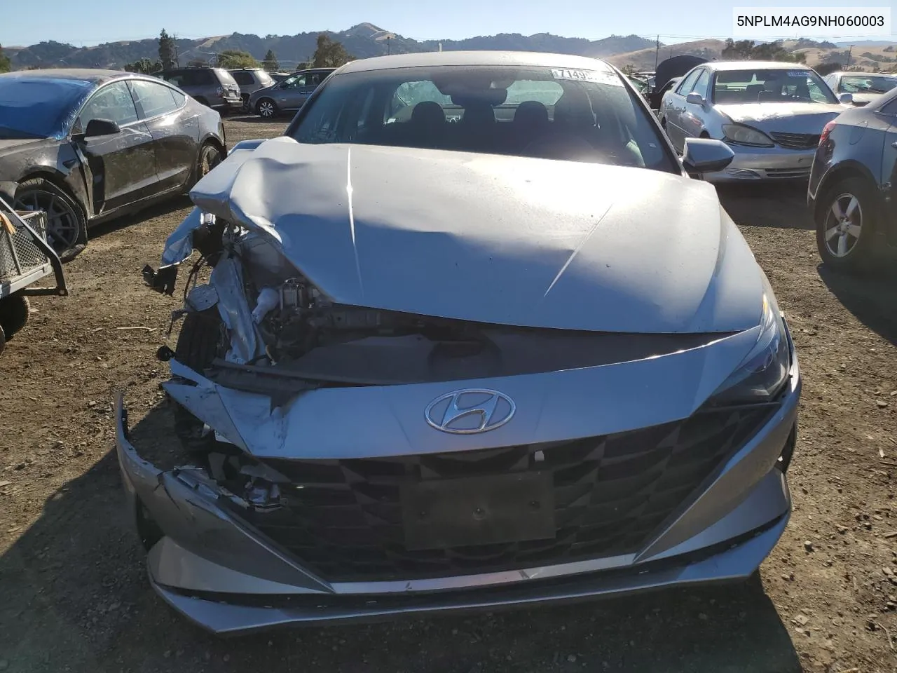 5NPLM4AG9NH060003 2022 Hyundai Elantra Sel