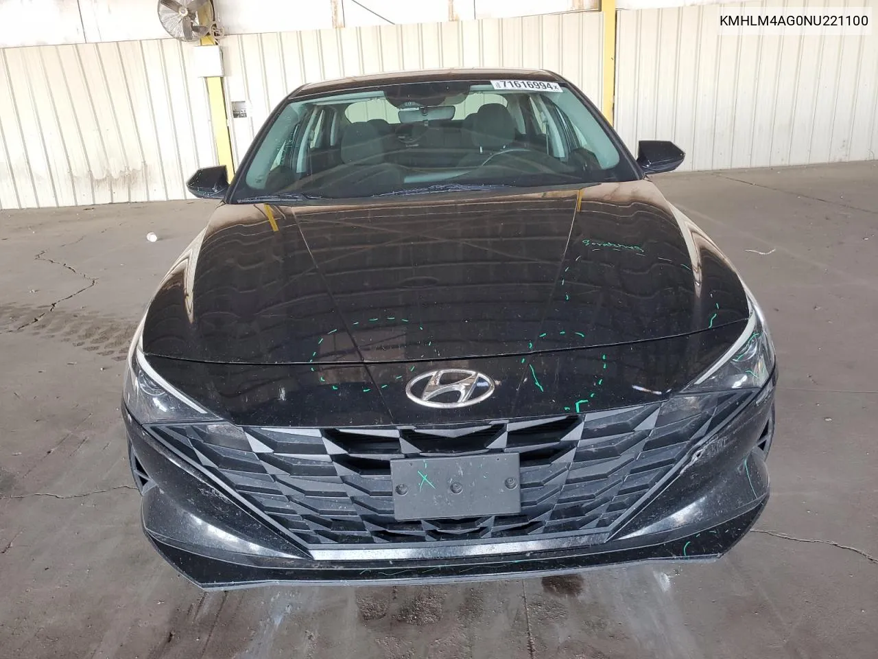 2022 Hyundai Elantra Sel VIN: KMHLM4AG0NU221100 Lot: 71616994