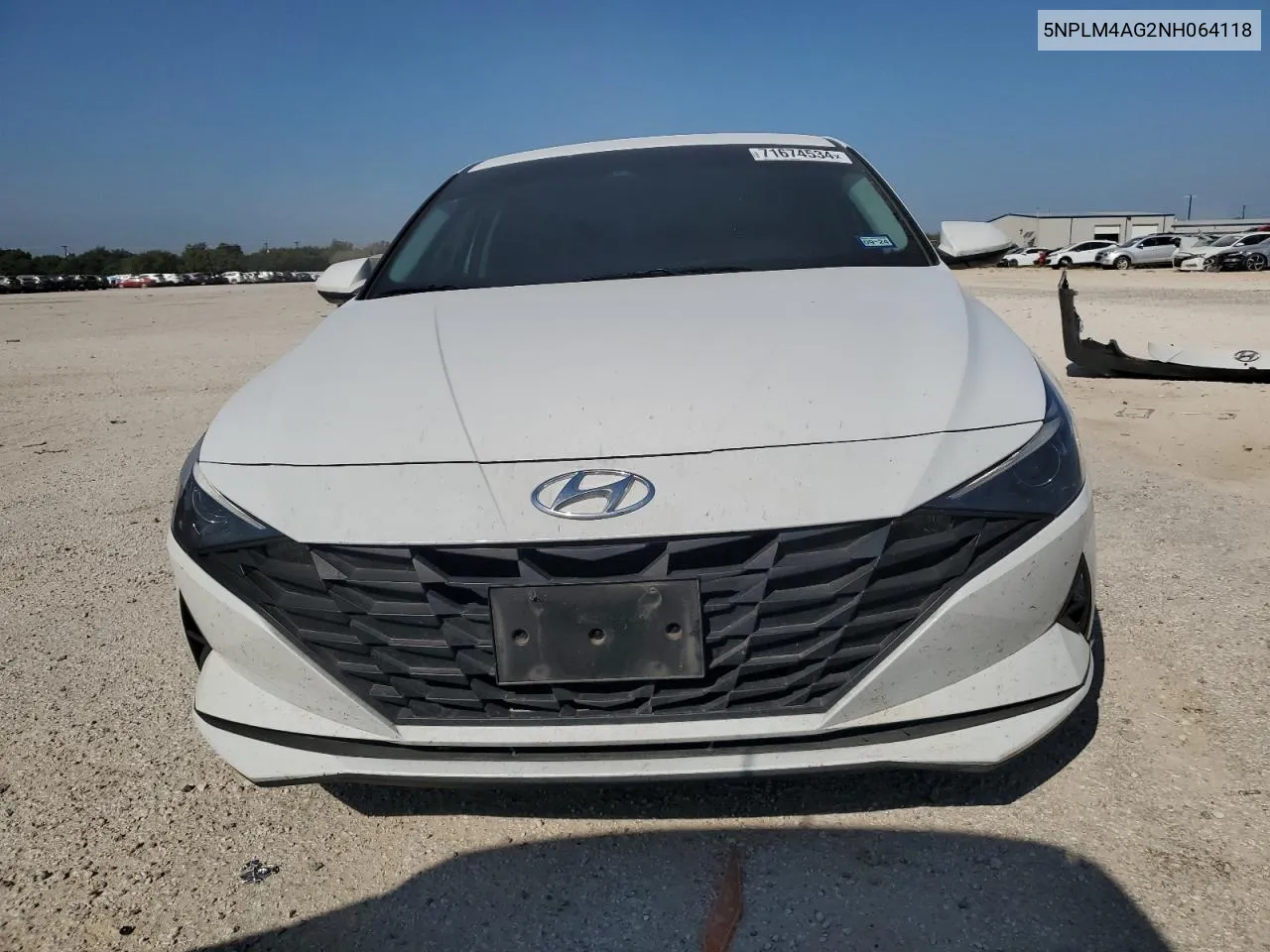 2022 Hyundai Elantra Sel VIN: 5NPLM4AG2NH064118 Lot: 71674534