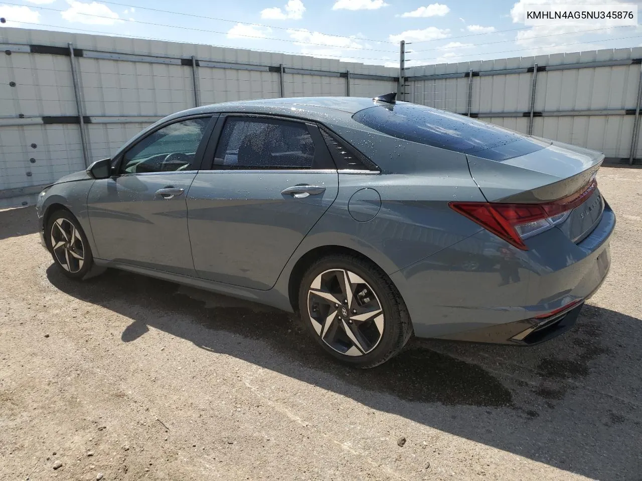 2022 Hyundai Elantra Sel VIN: KMHLN4AG5NU345876 Lot: 71995254