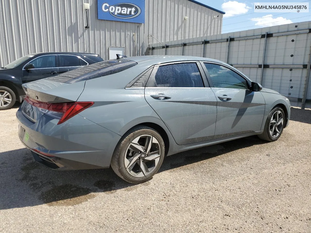 2022 Hyundai Elantra Sel VIN: KMHLN4AG5NU345876 Lot: 71995254