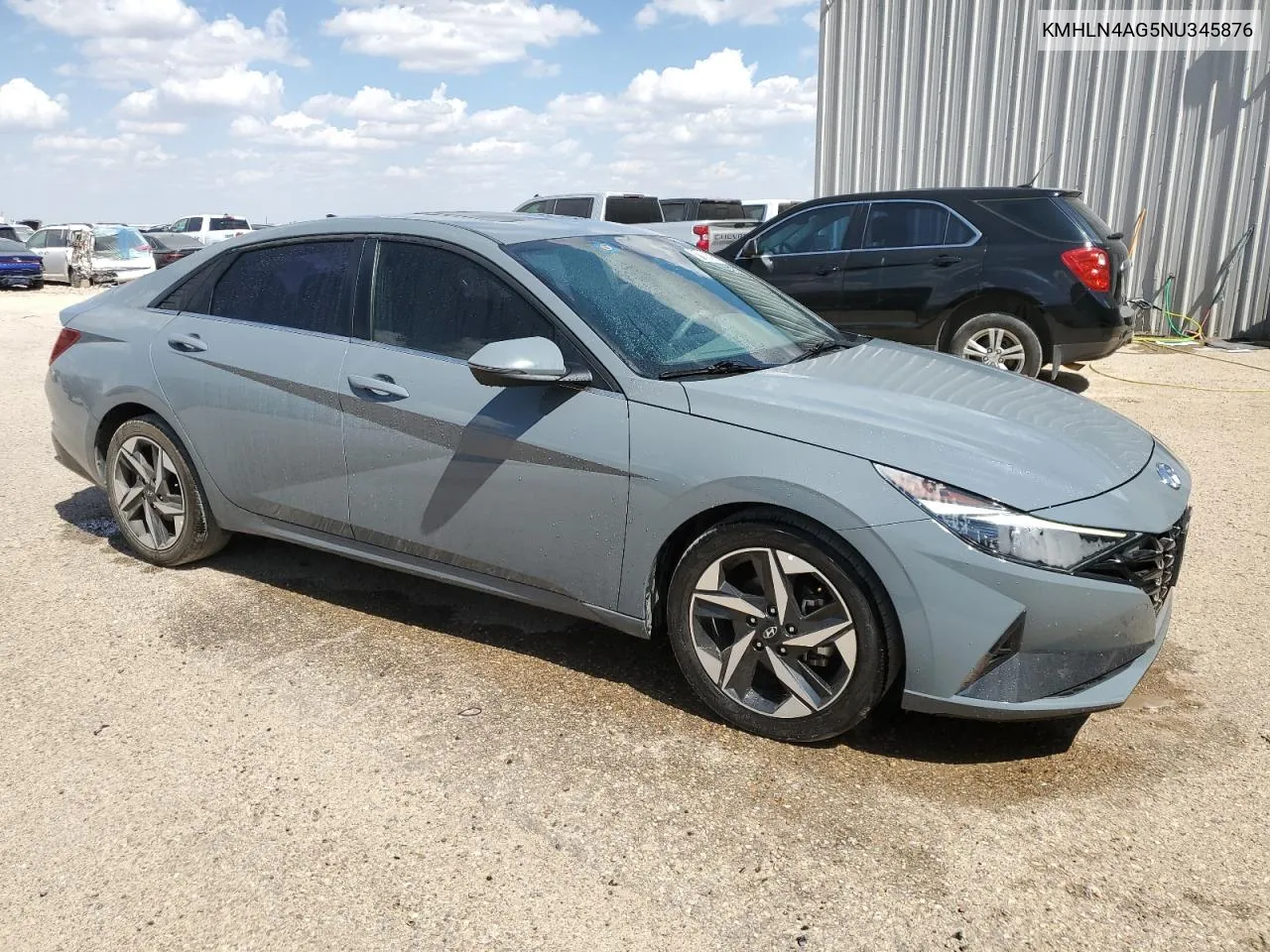 2022 Hyundai Elantra Sel VIN: KMHLN4AG5NU345876 Lot: 71995254