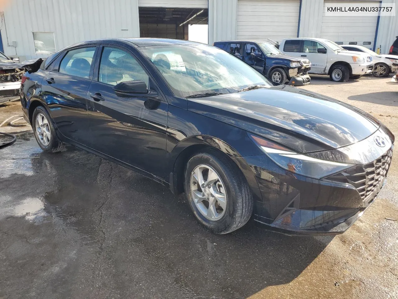 2022 Hyundai Elantra Se VIN: KMHLL4AG4NU337757 Lot: 72031674