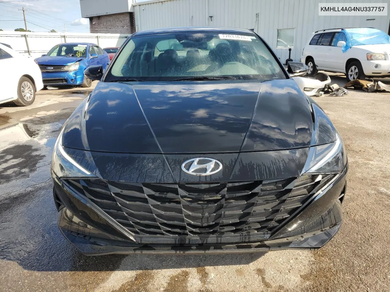 2022 Hyundai Elantra Se VIN: KMHLL4AG4NU337757 Lot: 72031674