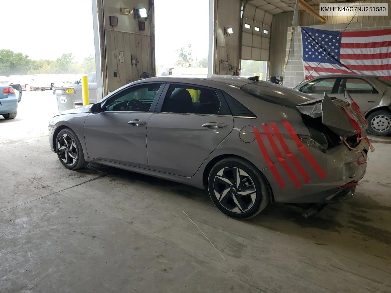 2022 Hyundai Elantra Sel VIN: KMHLN4AG7NU251580 Lot: 72344644