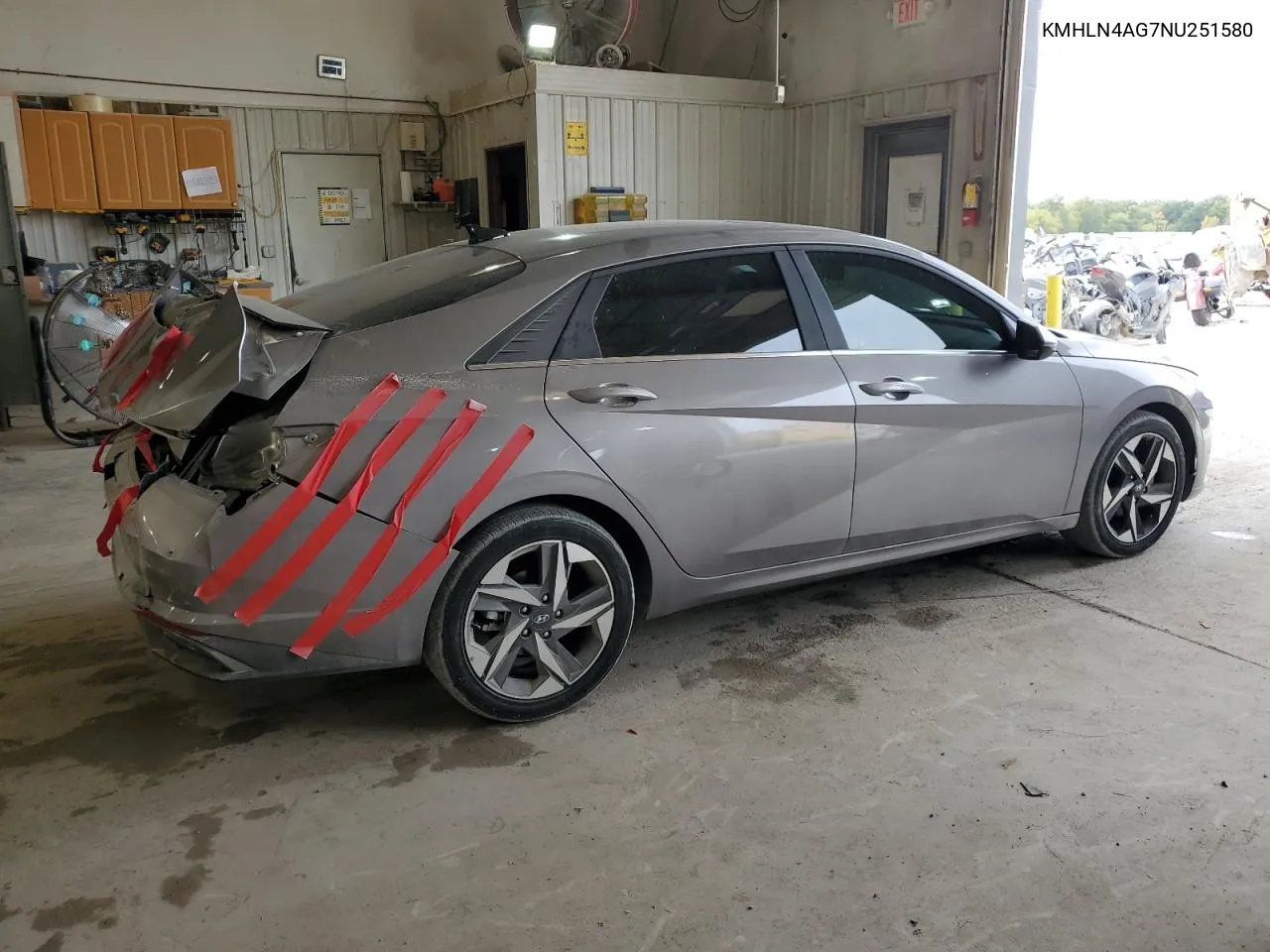 2022 Hyundai Elantra Sel VIN: KMHLN4AG7NU251580 Lot: 72344644