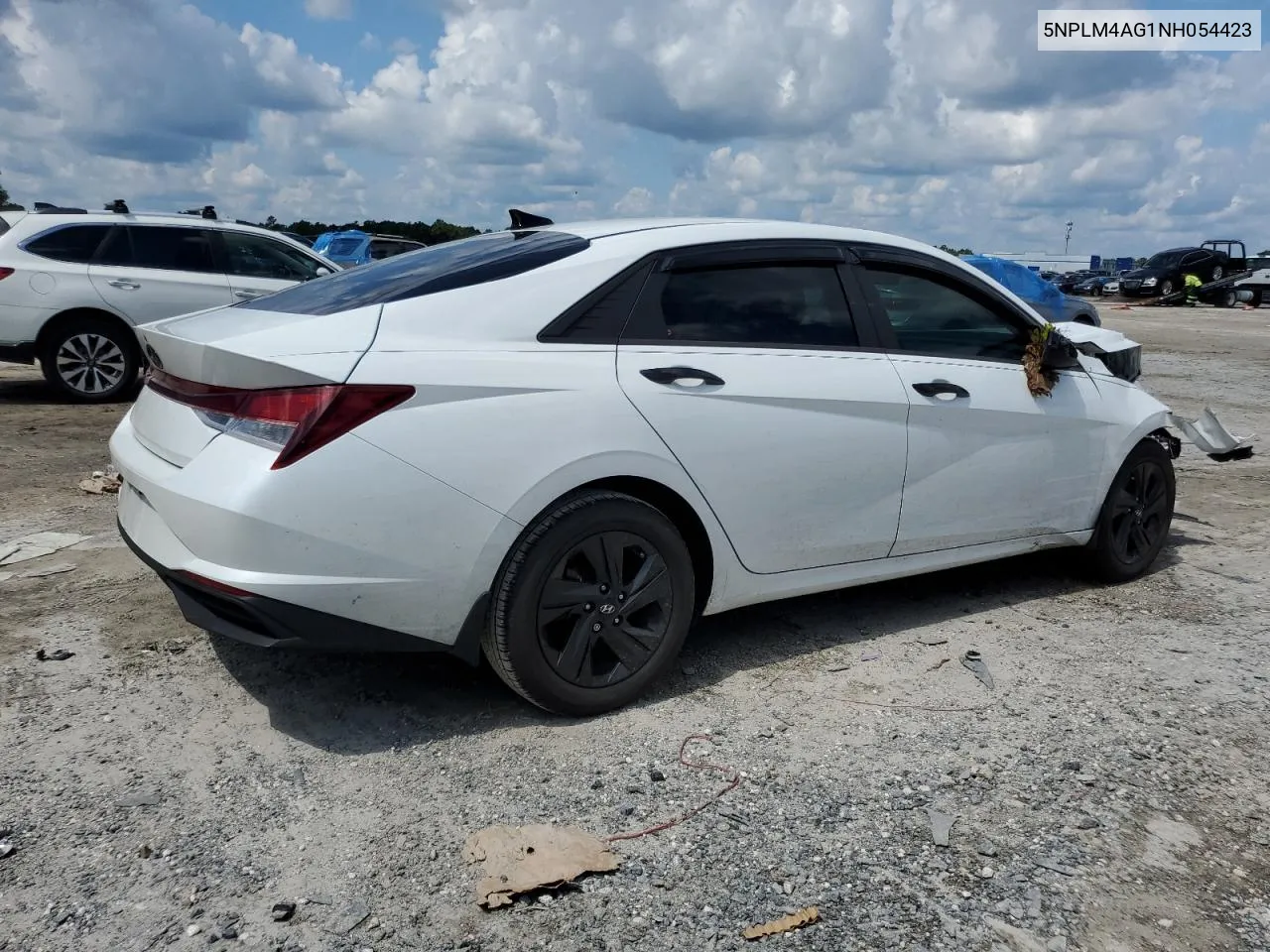 2022 Hyundai Elantra Sel VIN: 5NPLM4AG1NH054423 Lot: 72372804